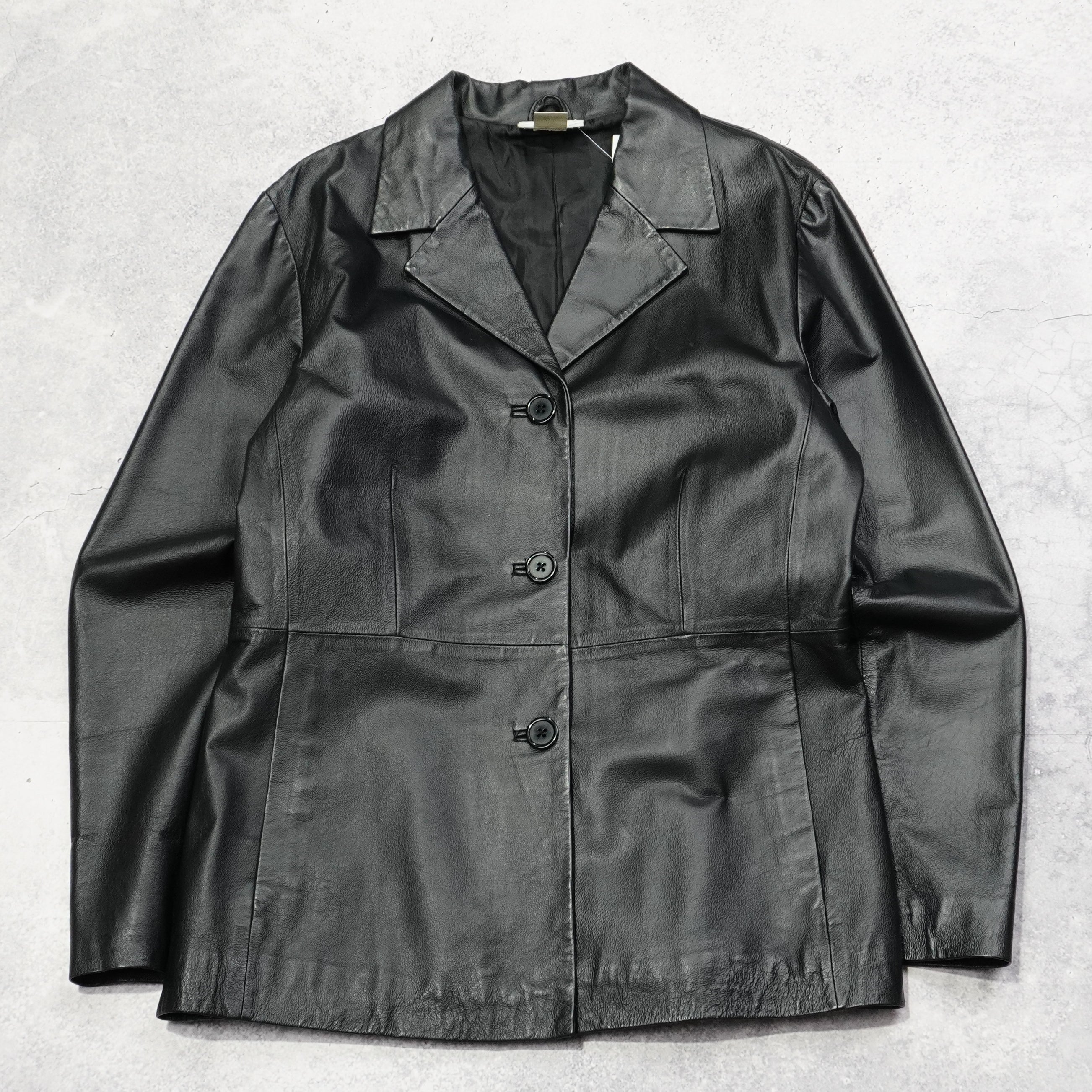 2000s Capture Leather Jacket