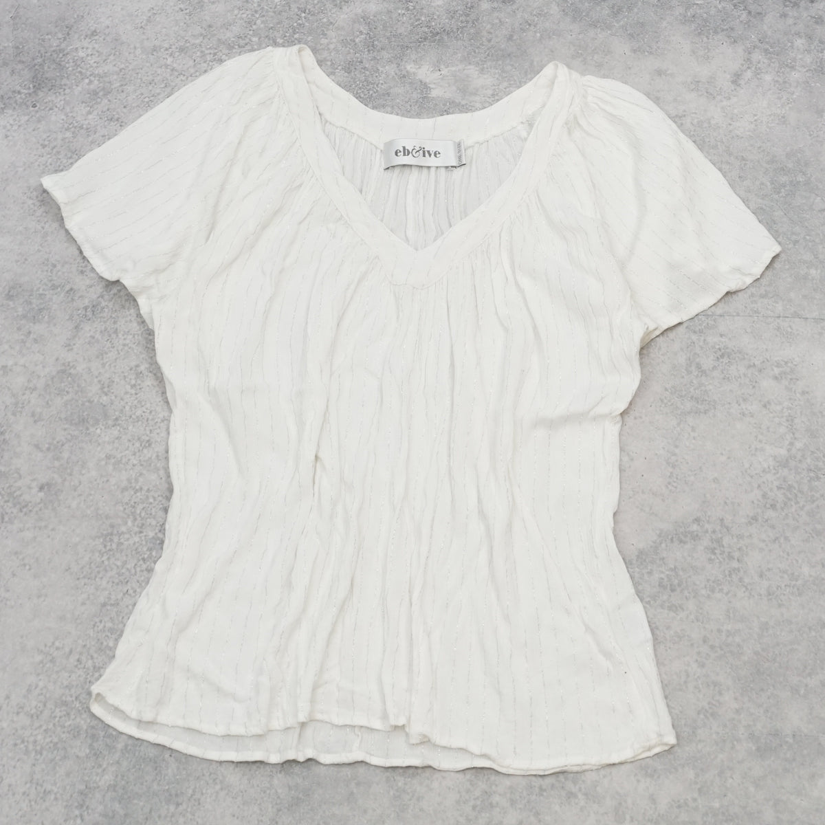 eb&ive Metallic Pinstripe Top