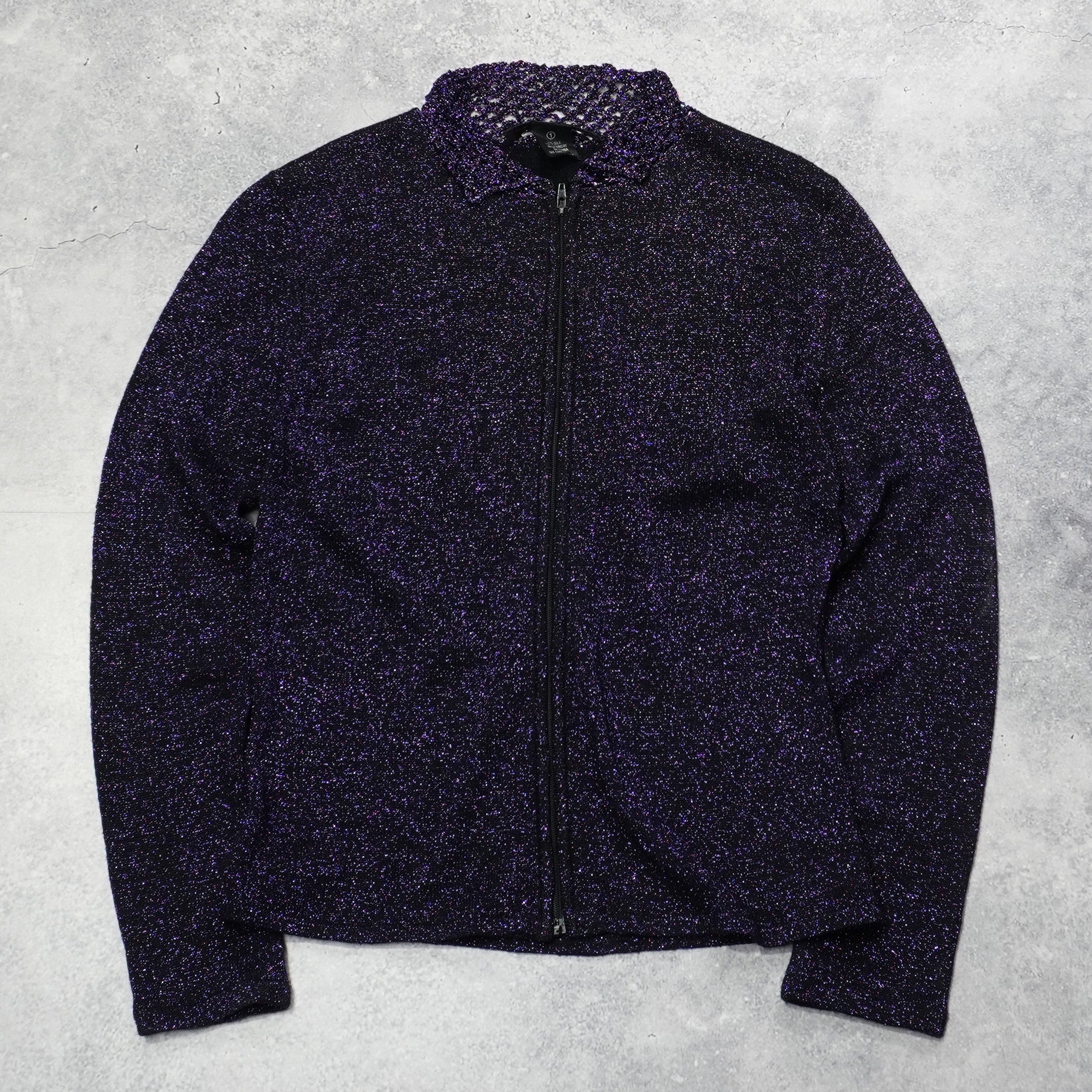 Vivienne Tam Glitter Zip Up