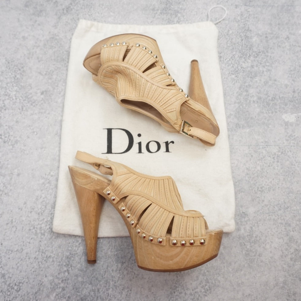 2000s Dior Platform Heels Shoes