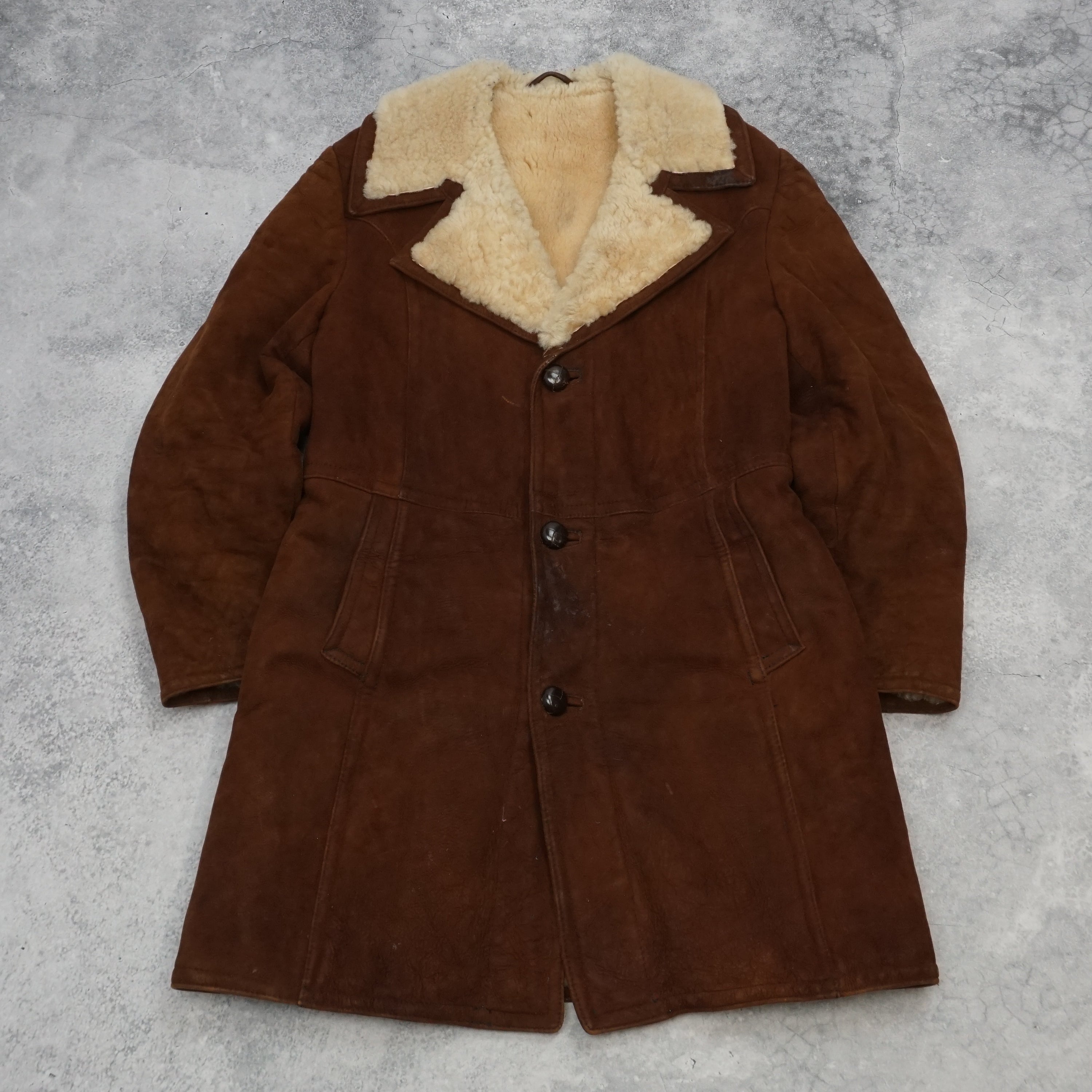 80s Shearling Lined Coat