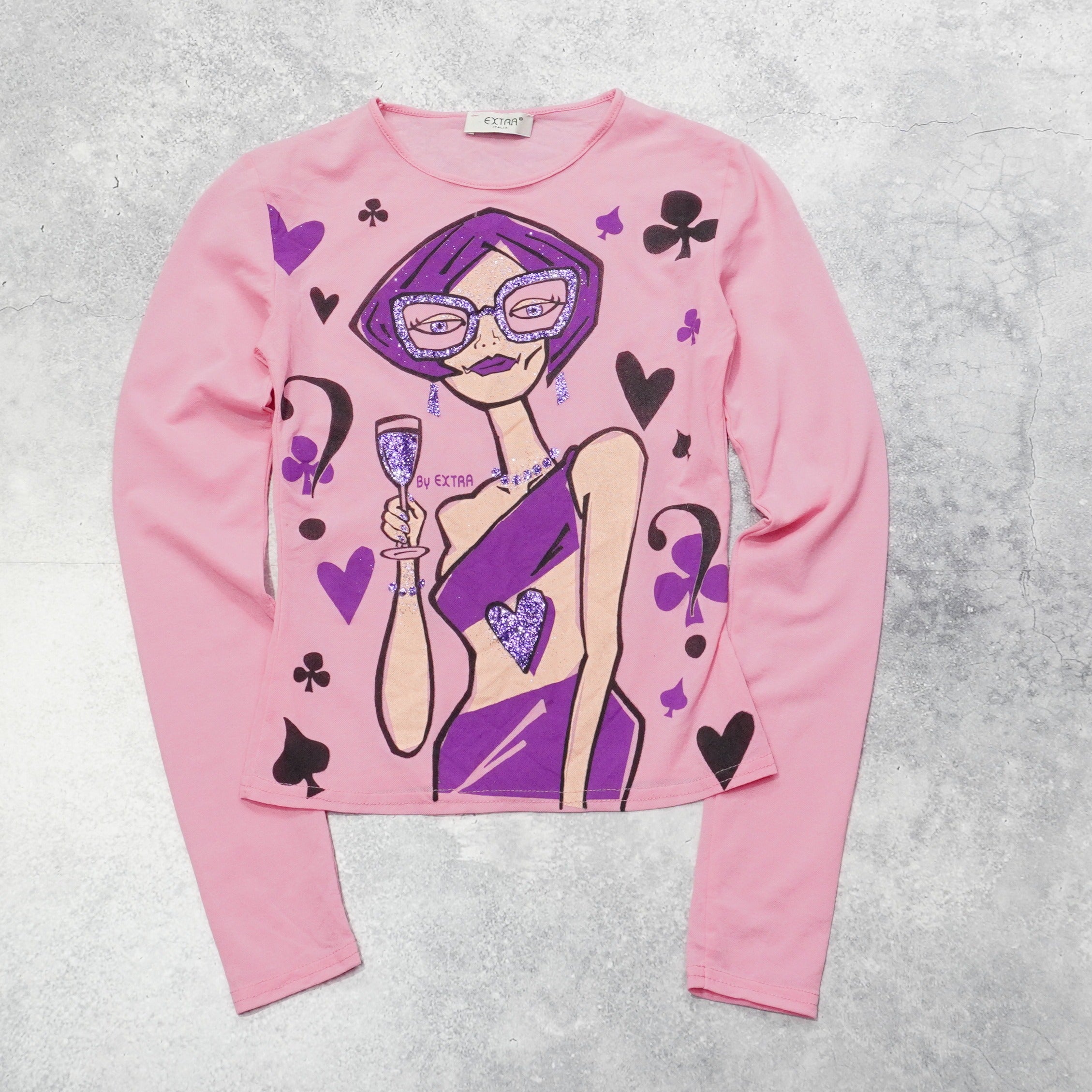 2000s Extra Graphic Top