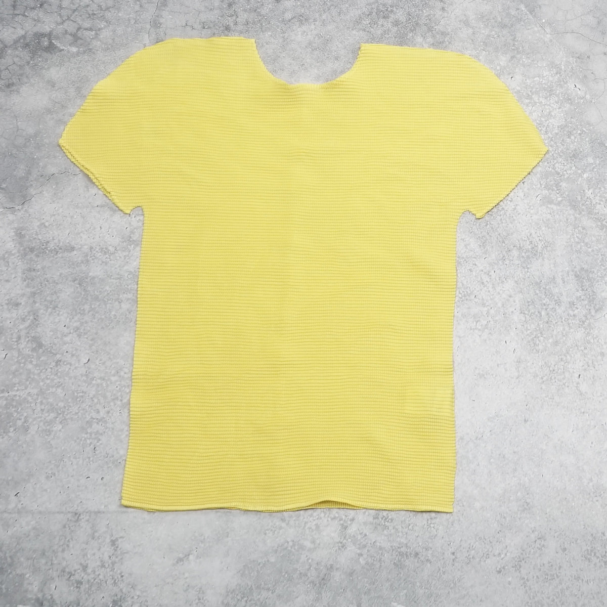 2000s Issey Miyake Me Pleated Textured Top Tee