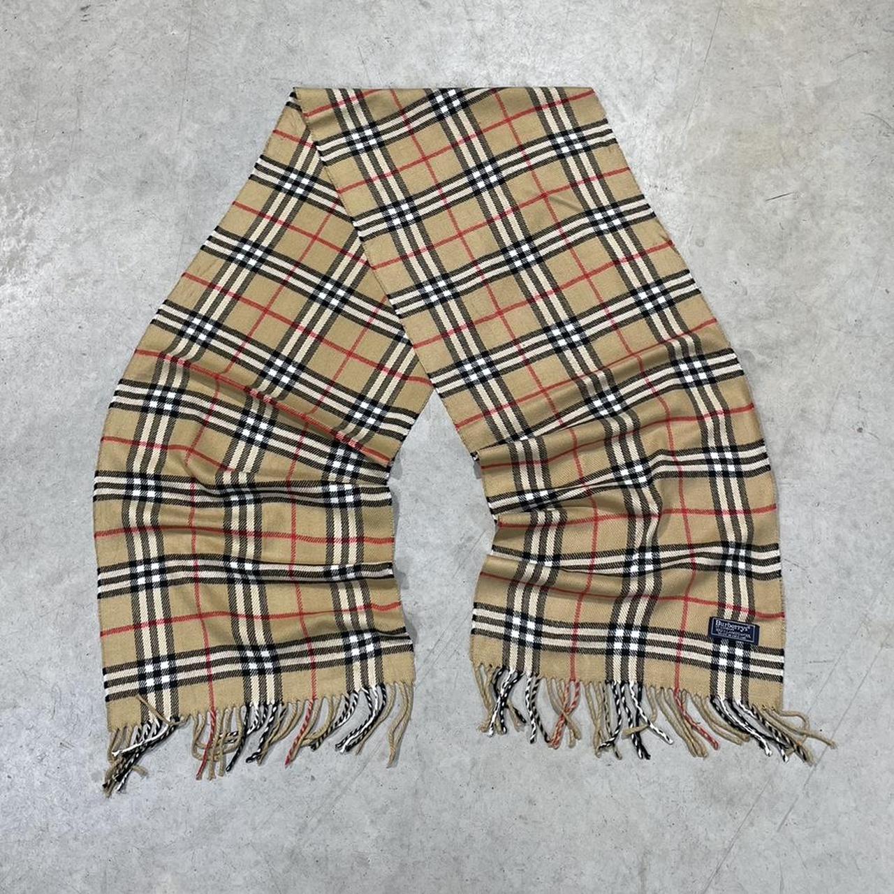 90s Burberrys Check Scarf
