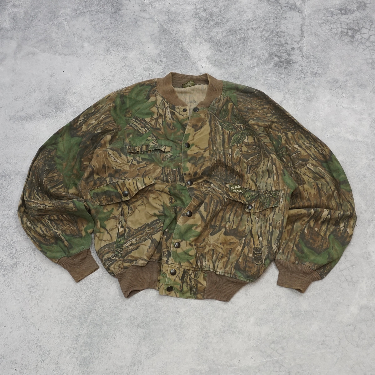90s Spartan Realtree Realtree Camo Hunting Jacket