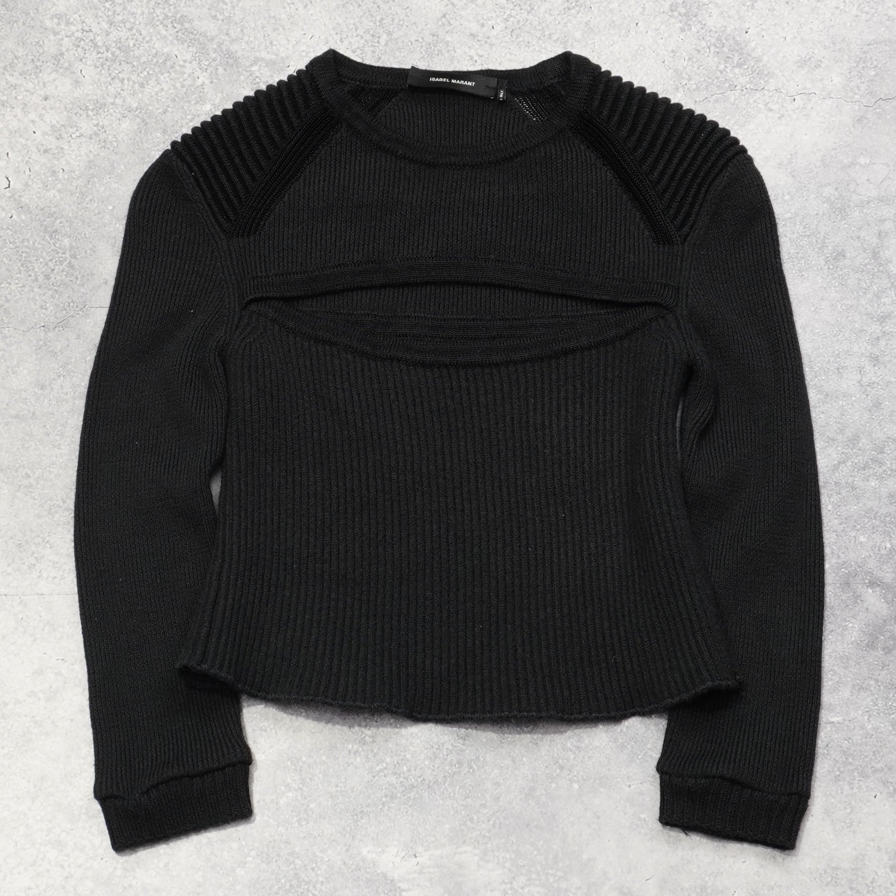 Isabel Marant Ribbed Cutout Sweater