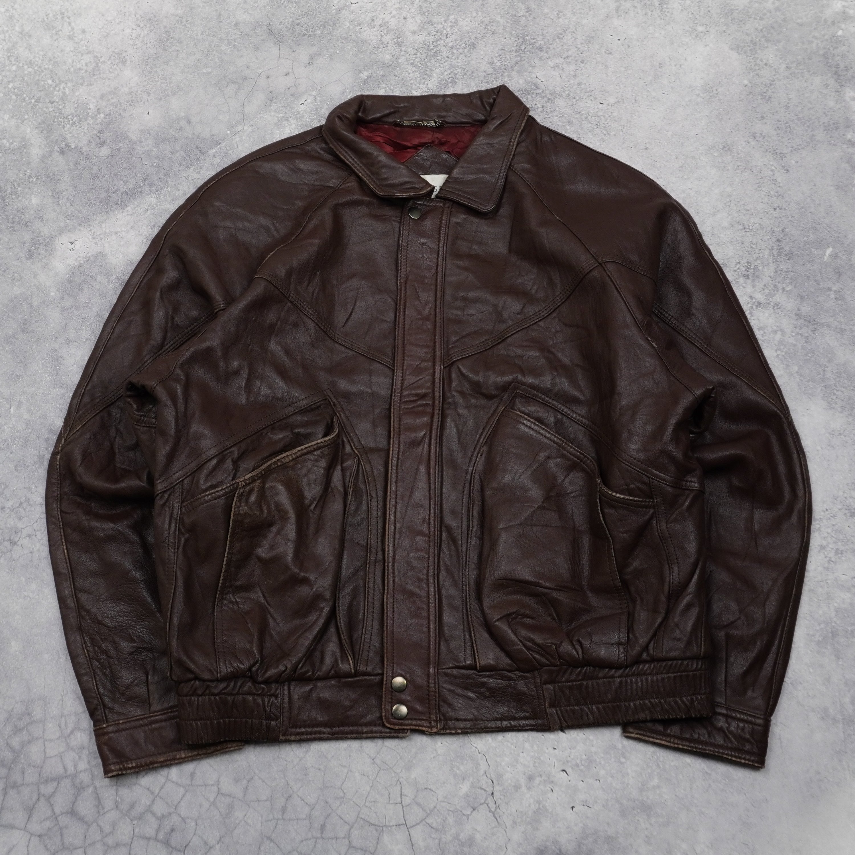 90s Charles Klein Leather Jacket