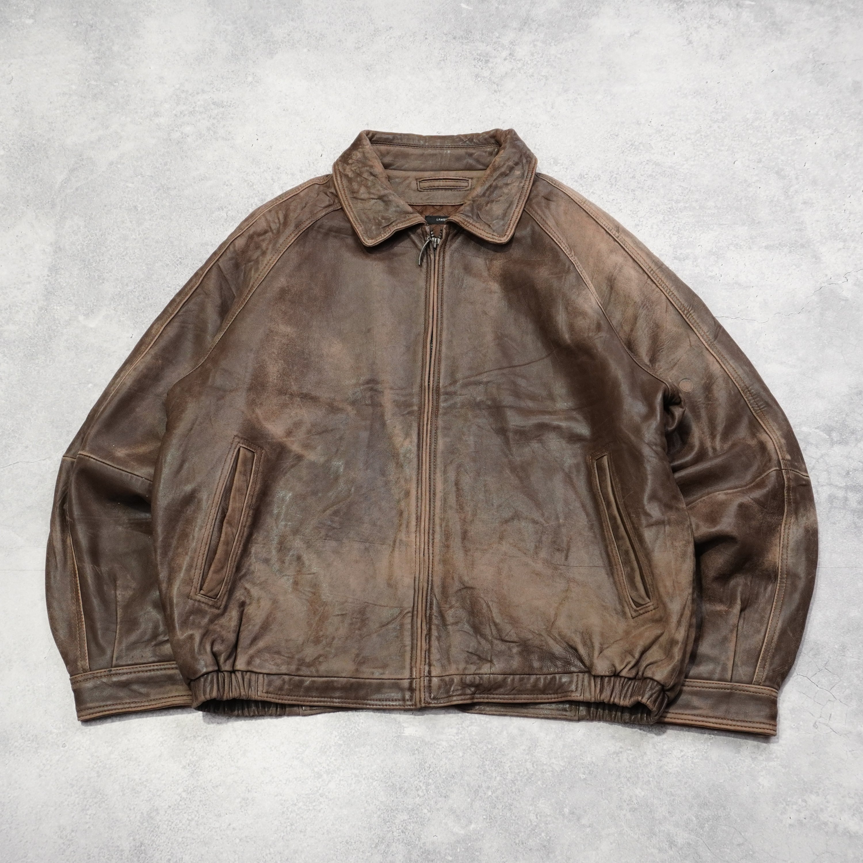 2000s Claiborne Lambskin Leather Jacket