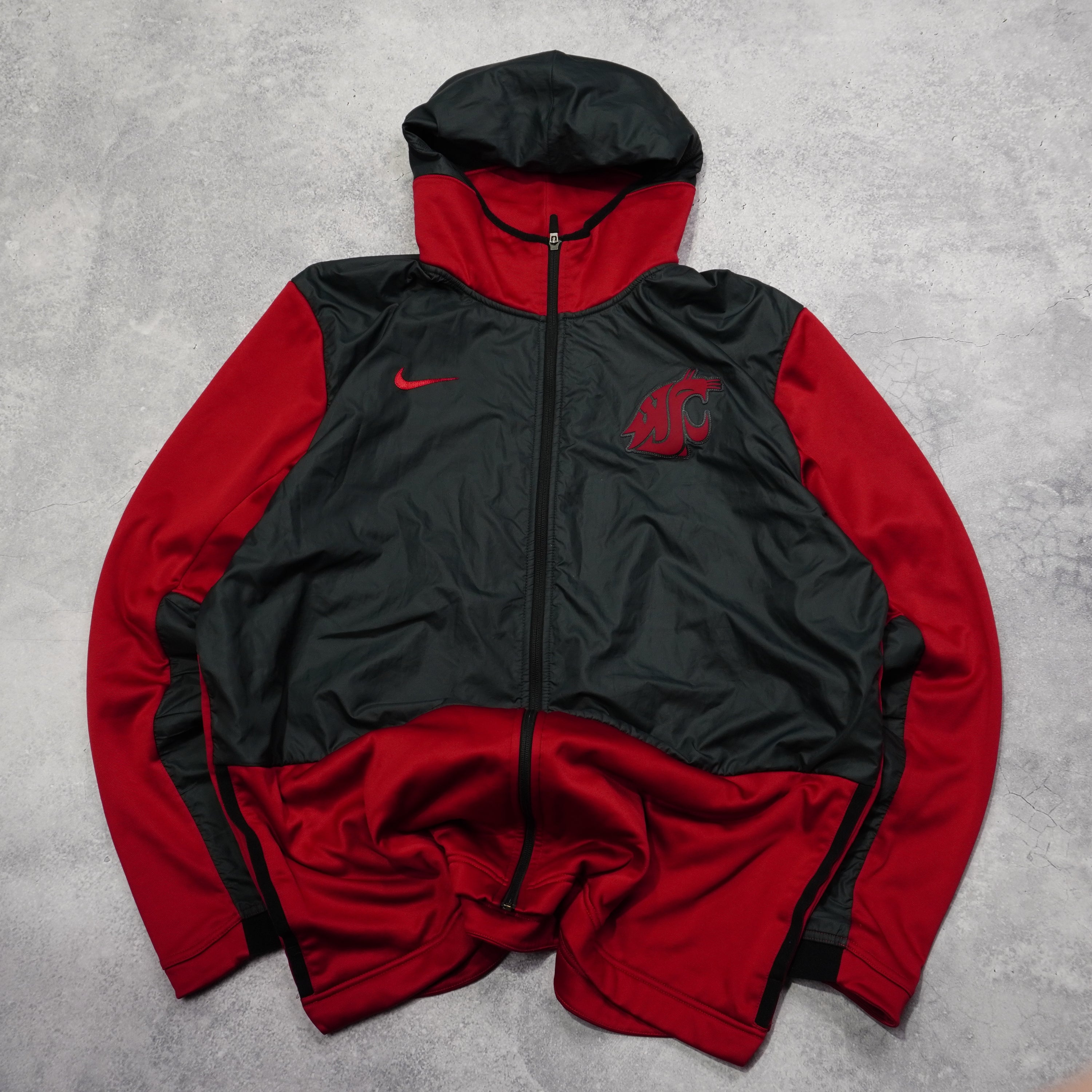 2000s Nike Washington State Cougars Zip Up Hoodie