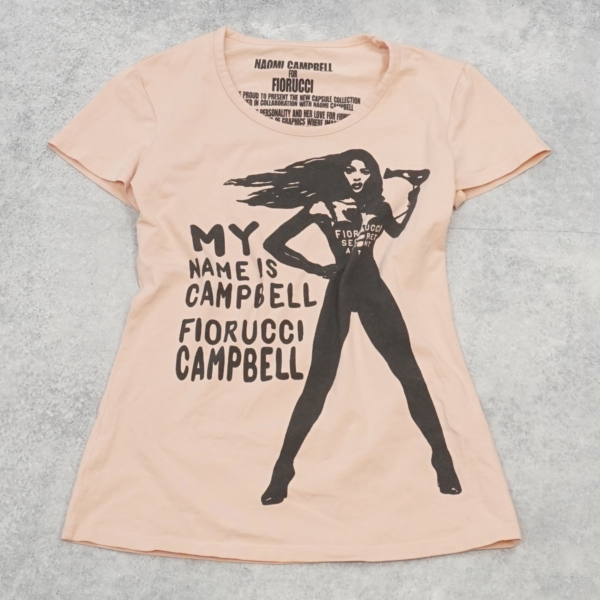 Fiorucci Naomi Campbell Graphic T-Shirt