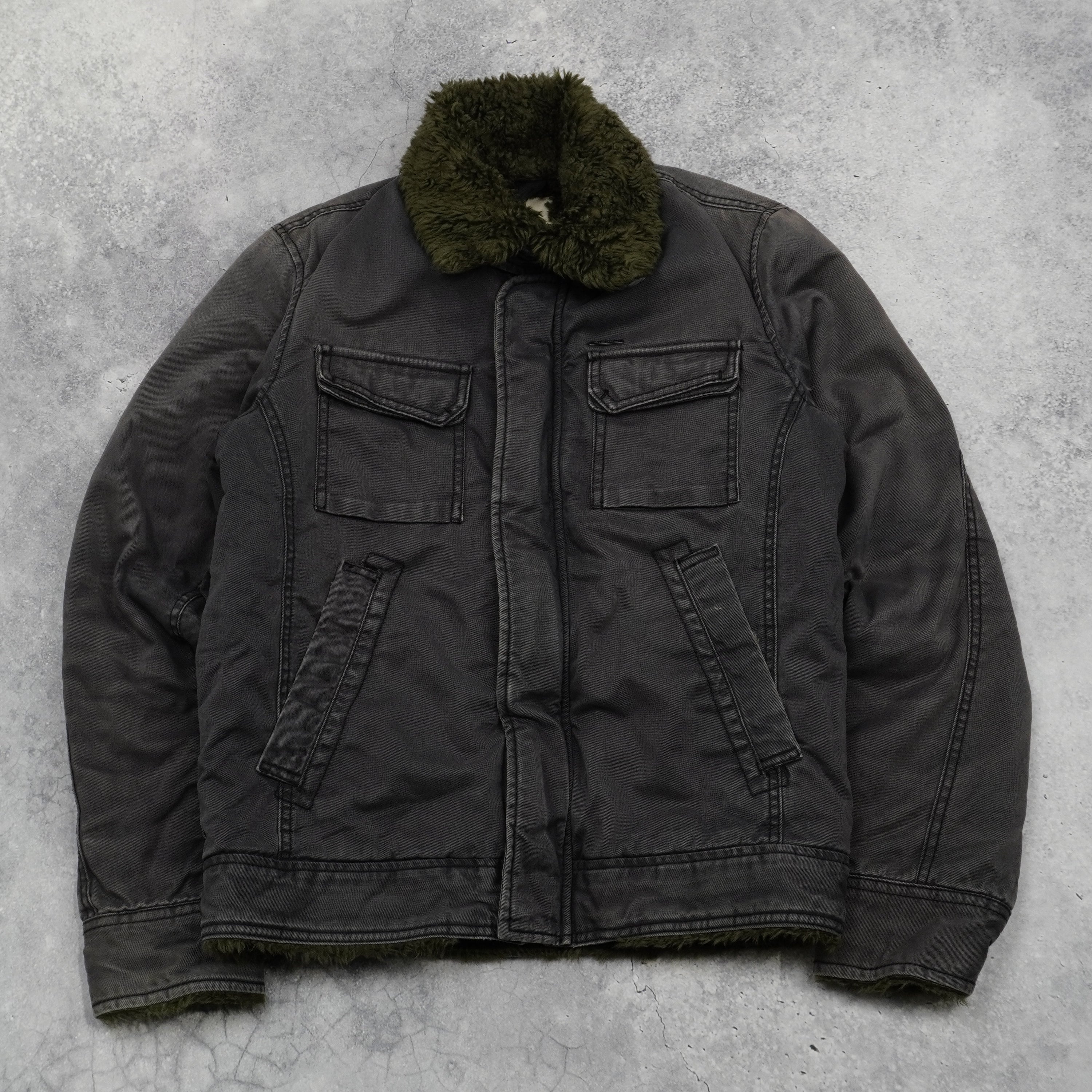 2000s Diesel Sherpa Lined Jacket