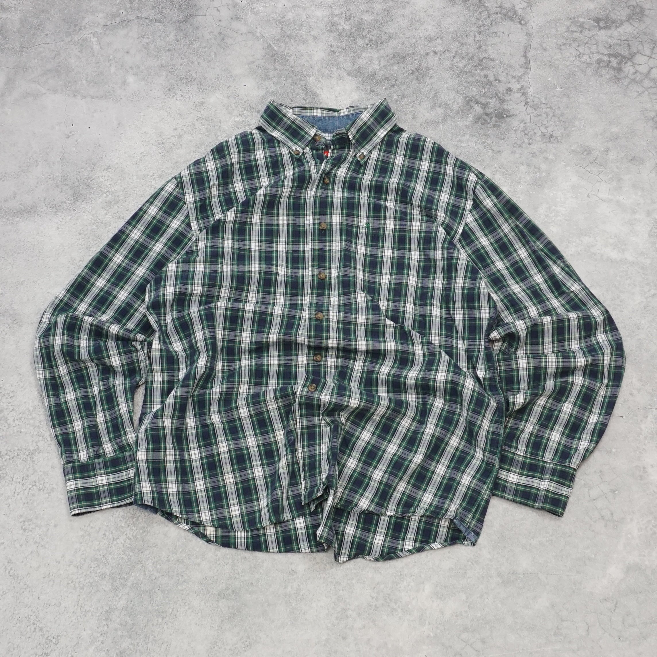 2000s Izod Plaid Shirt