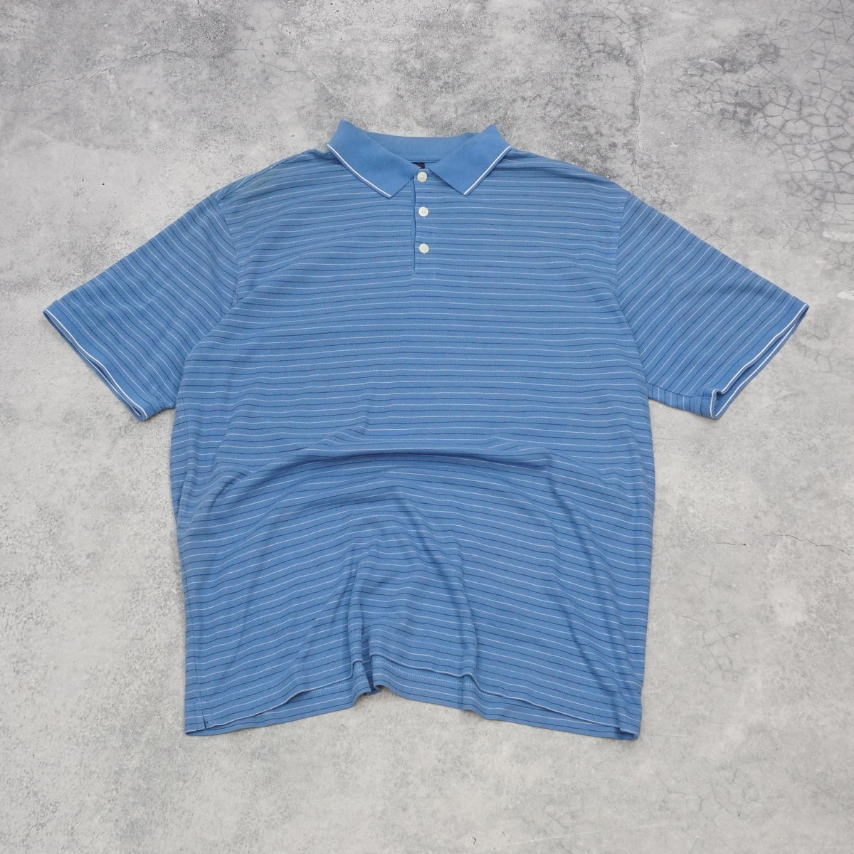 2000s Nike Golf Dri-Fit Striped Polo