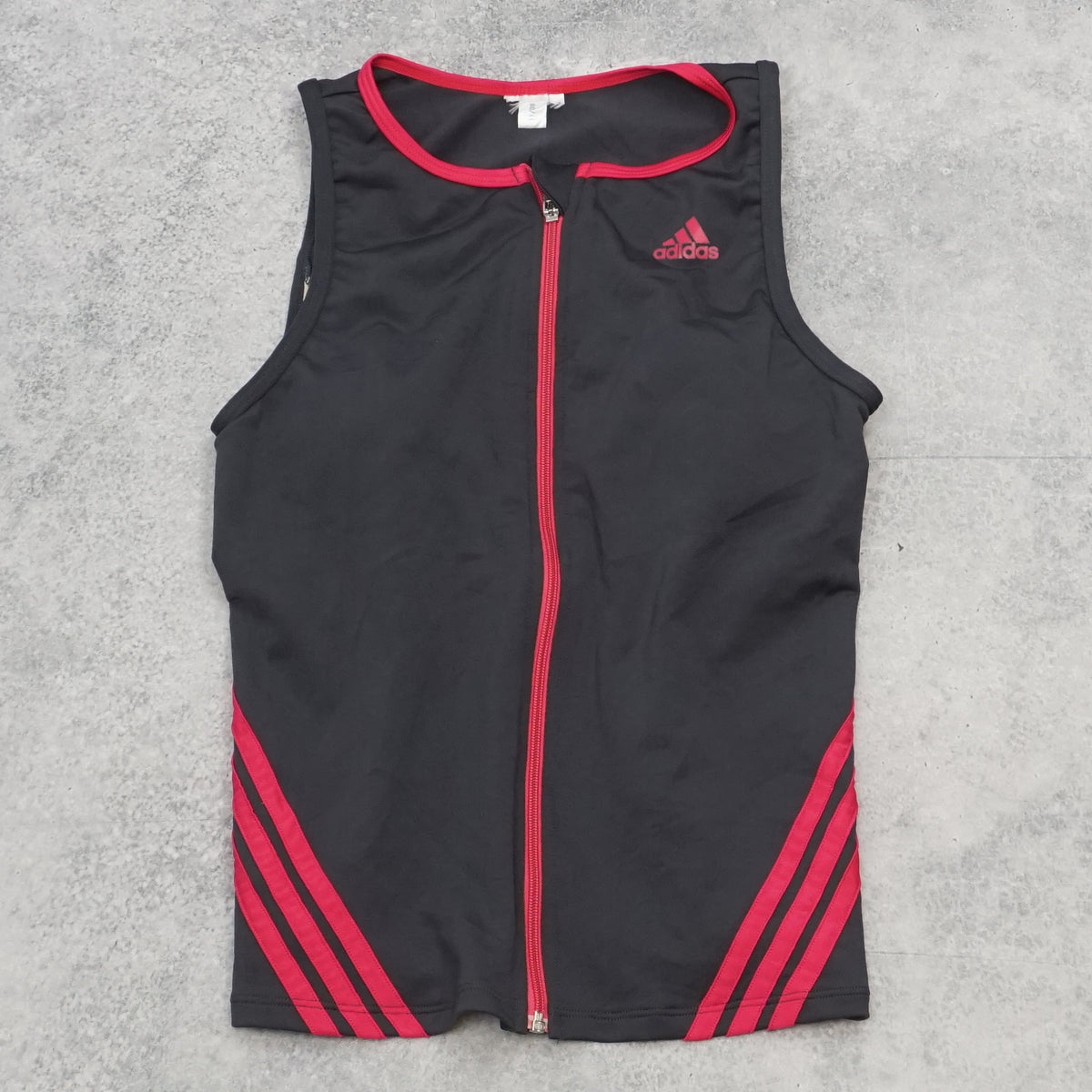 2000s Adidas Zip Up Sport Vest