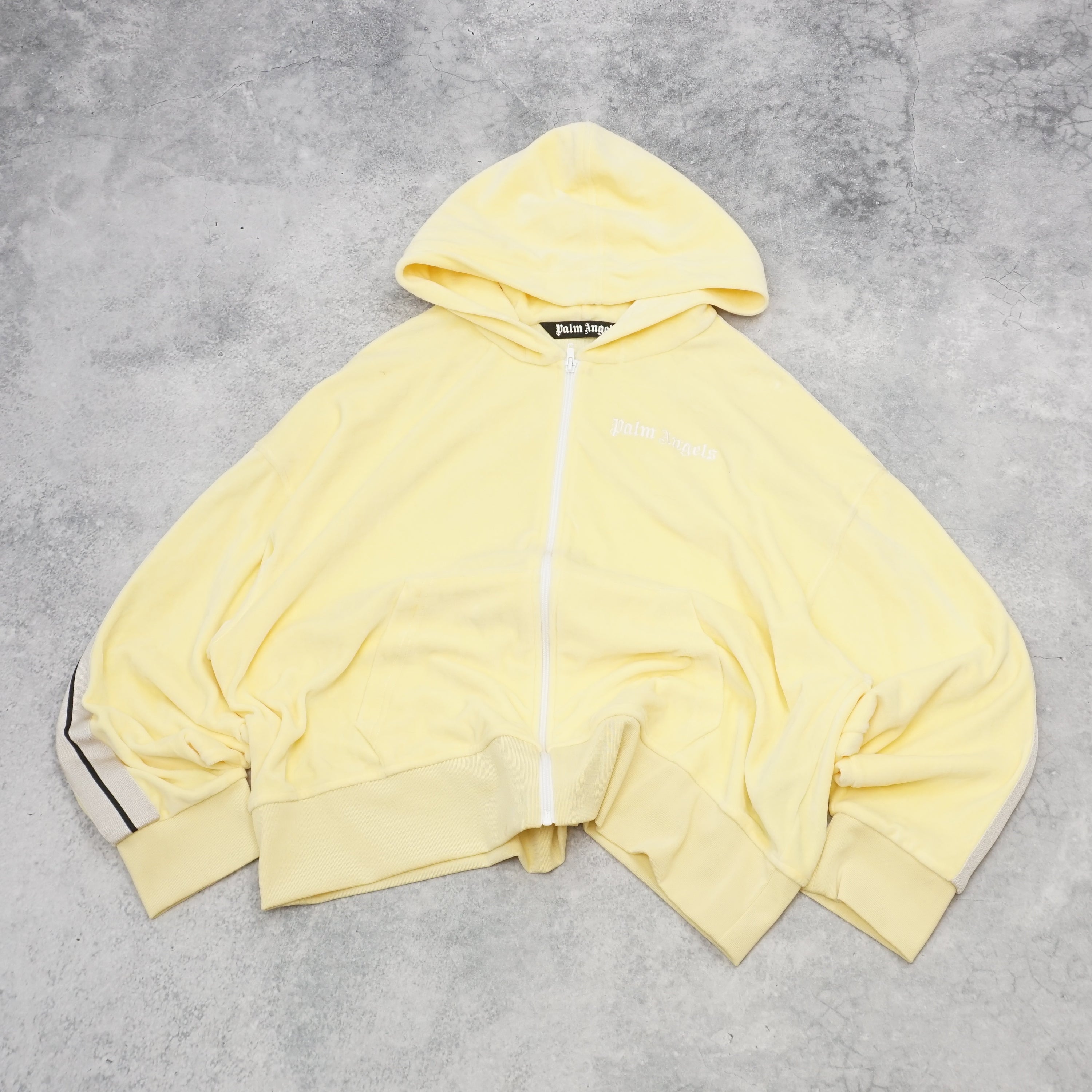 Palm Angels Oversized Cropped Hoodie