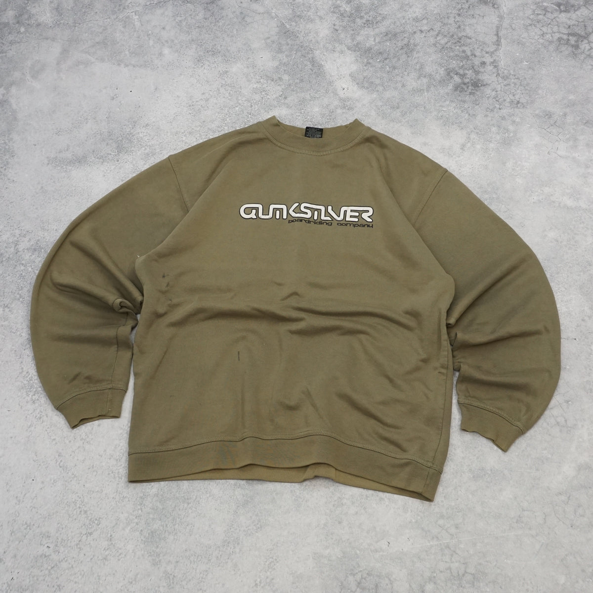 2000s Quiksilver Spellout Boardriding Company Crewneck Sweater