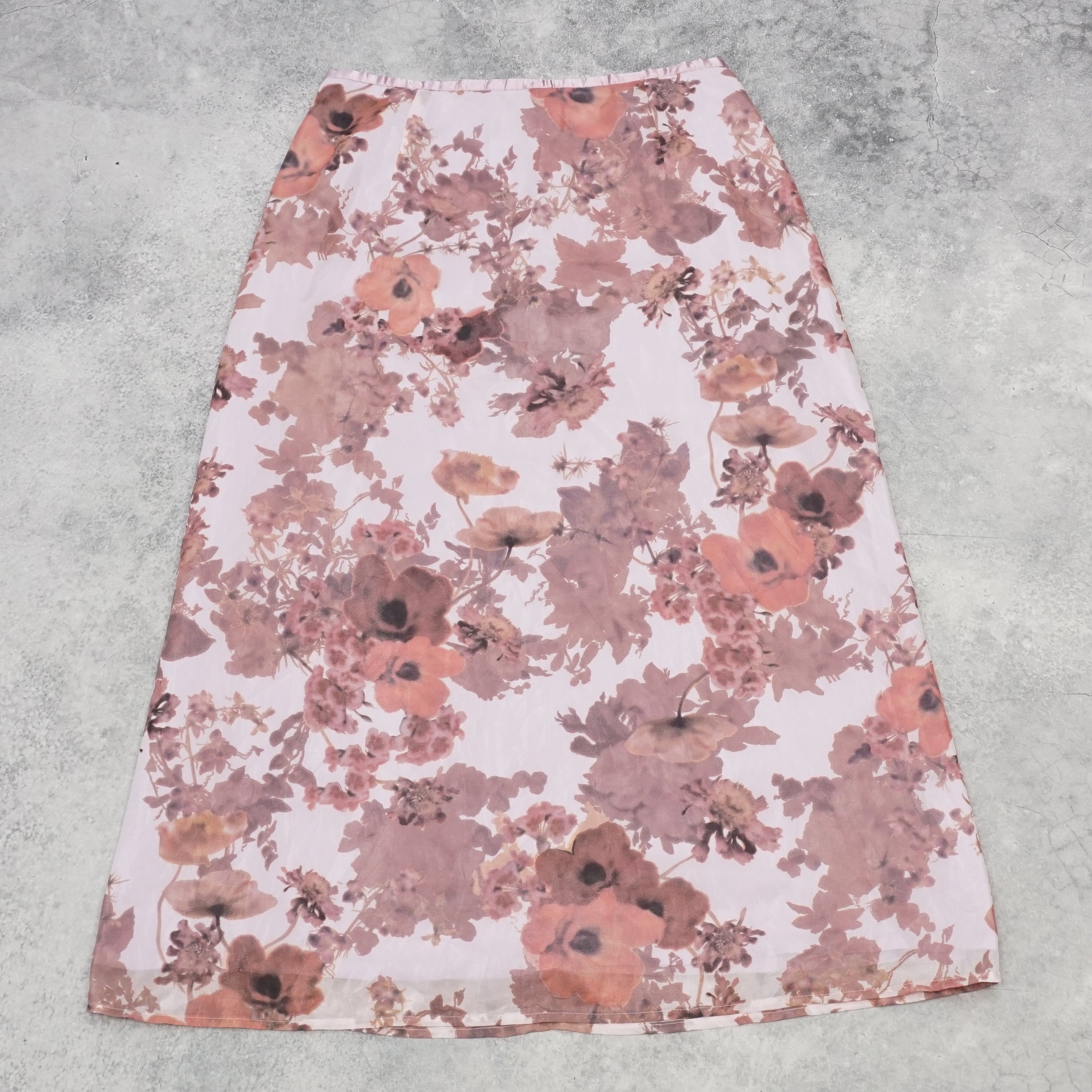 2000s Floral Print Skirt