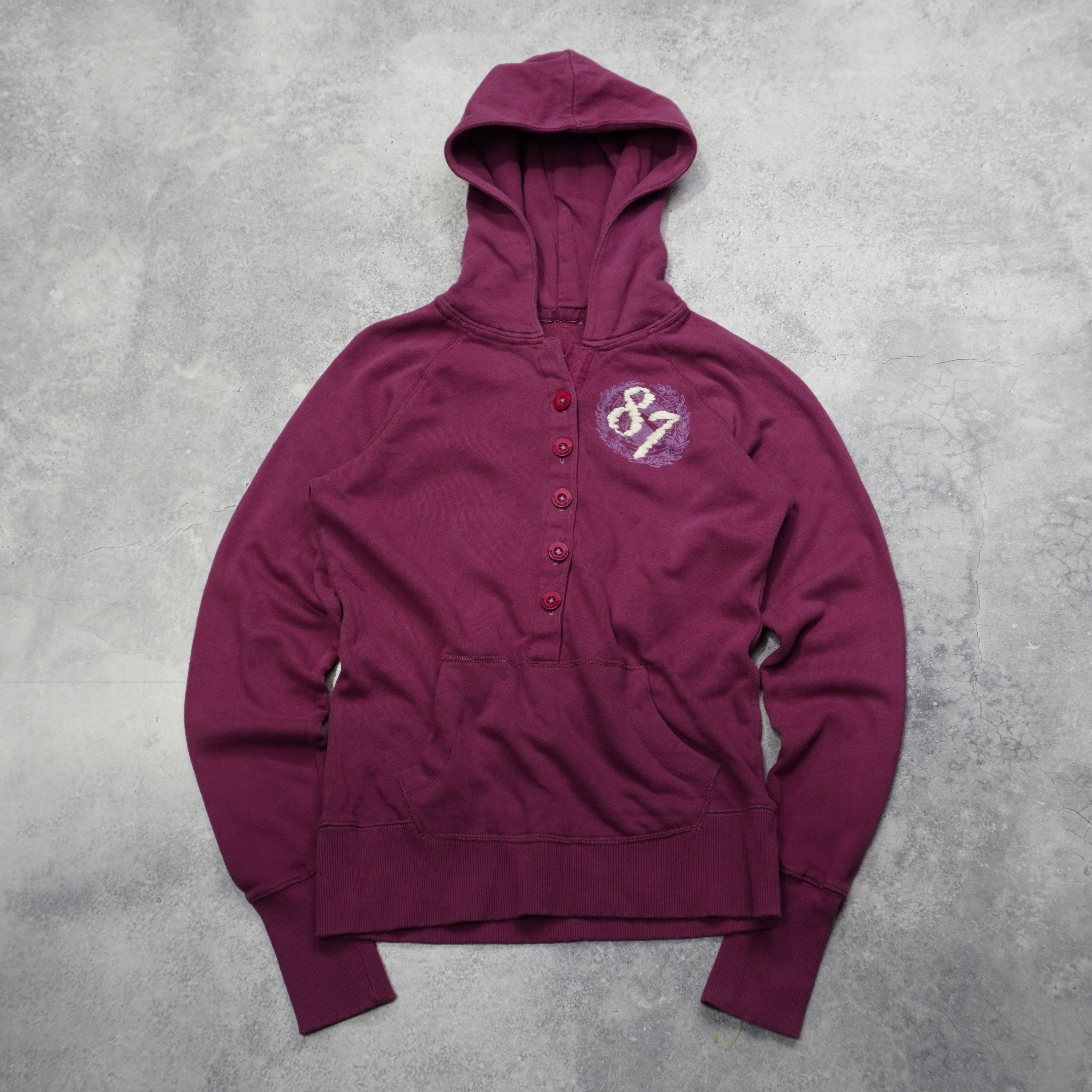2000s Aeropostale Button Hoodie