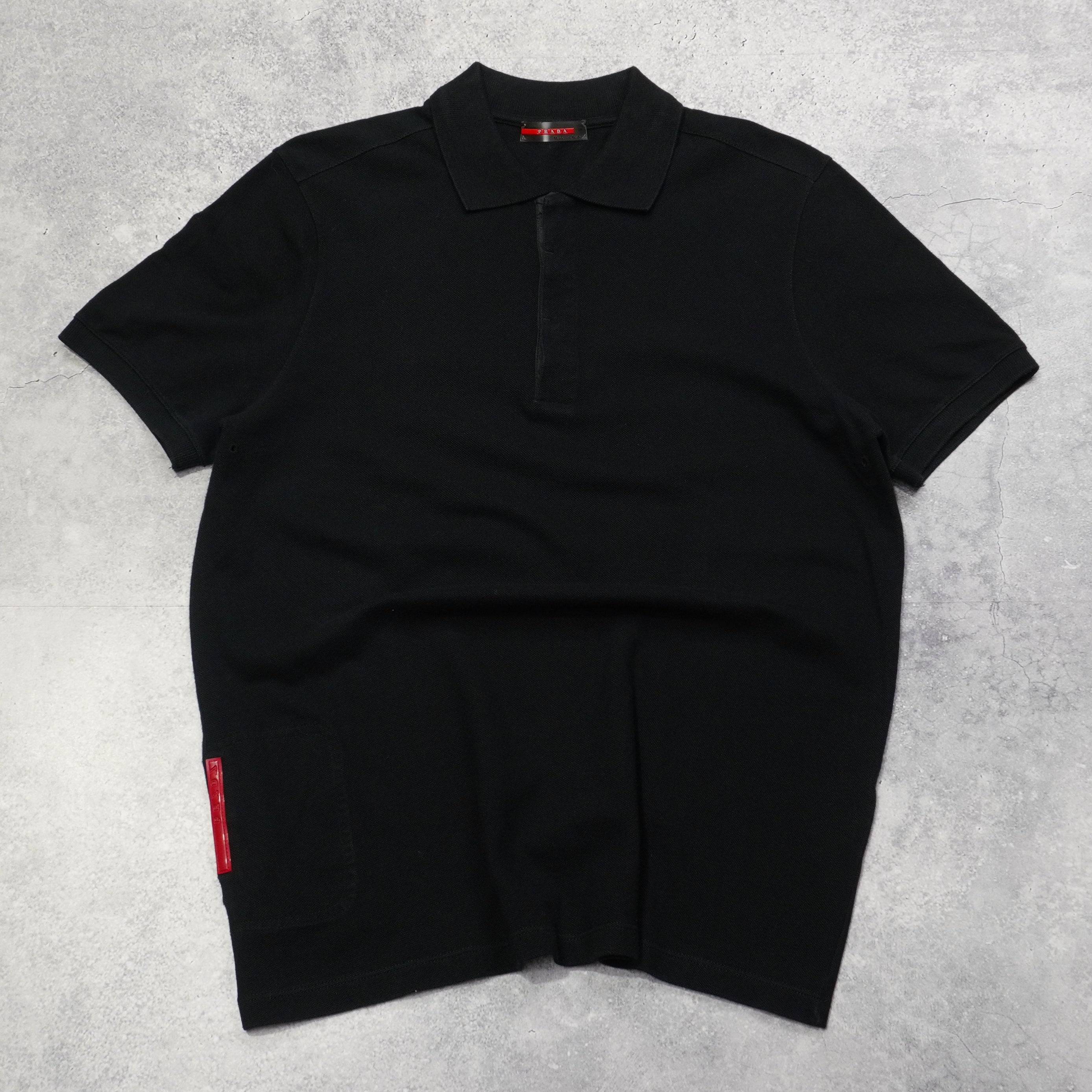 2000s Prada Red Tab Polo