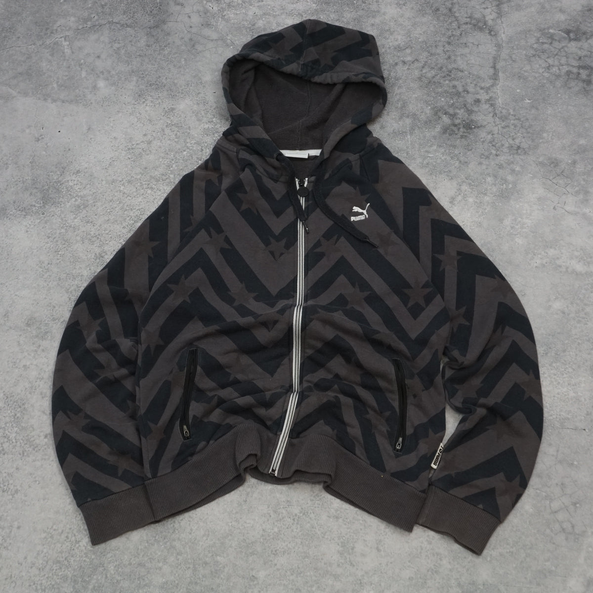 Puma Chevron Star Print Hoodie