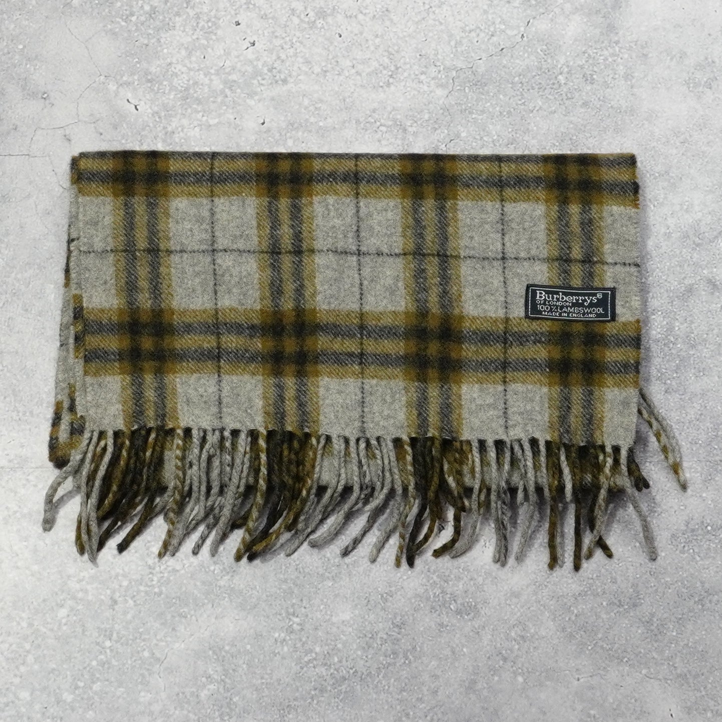 90s Burberry's Wool Scarf