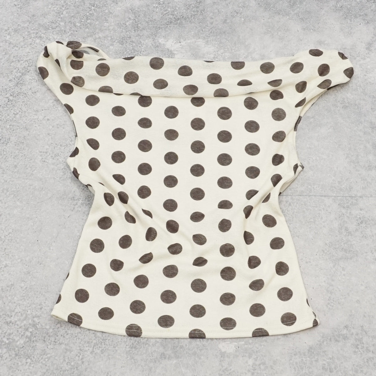 Silence + Noise Polka Dot Fitted Top