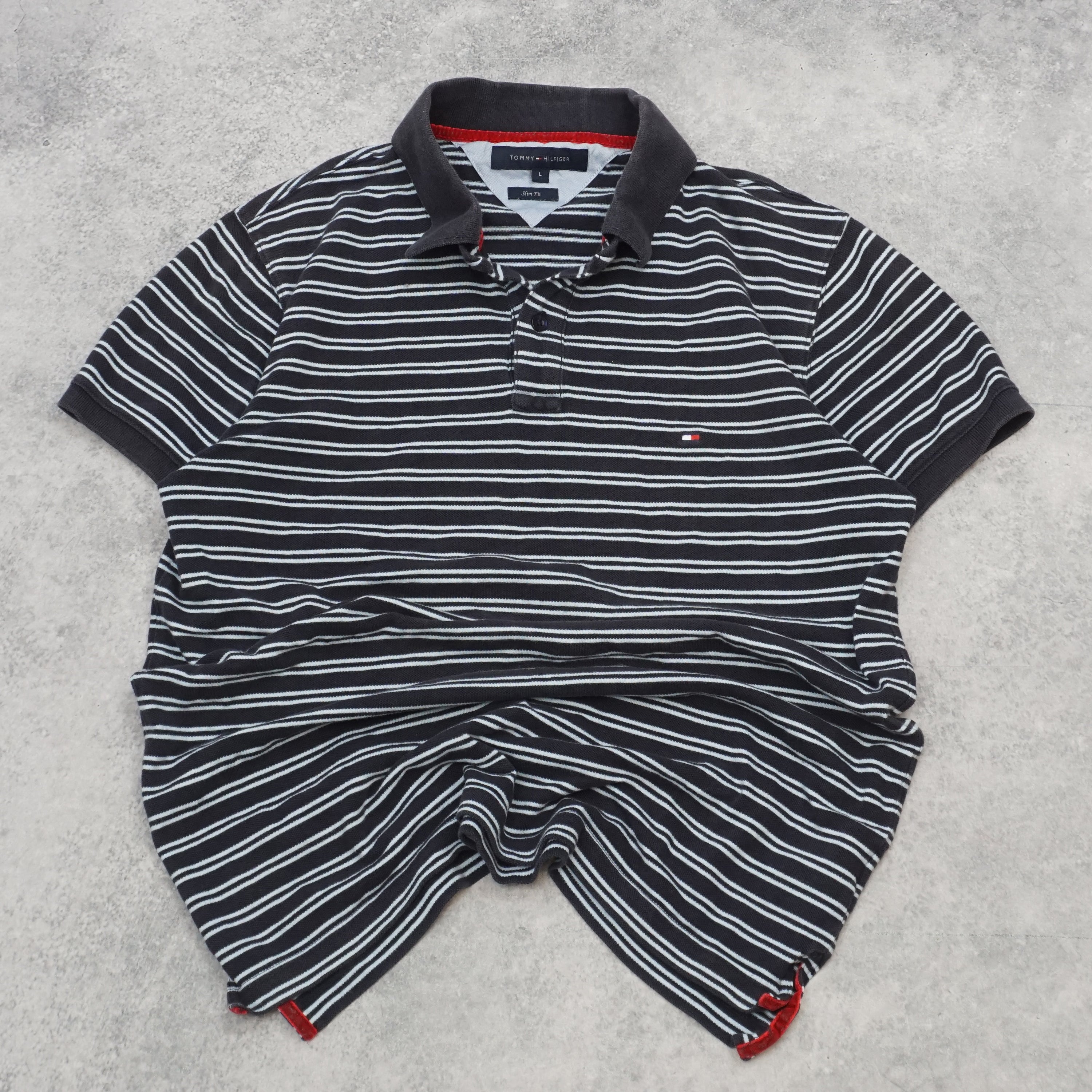 Tommy Hilfiger Slim Fit Striped Polo