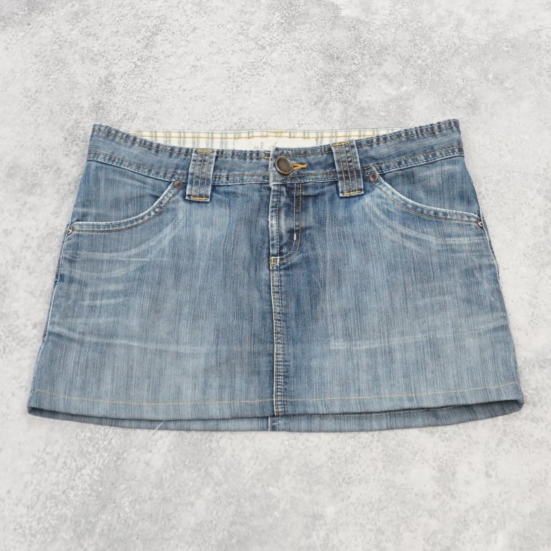 2000s sf denim Skirt