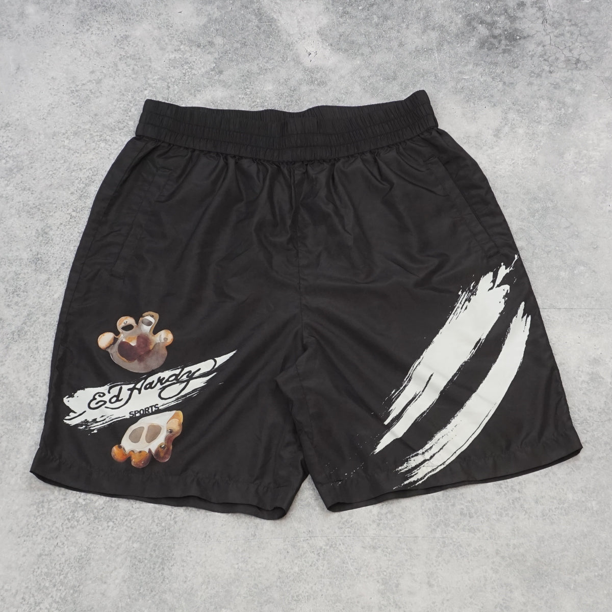 2000s Ed Hardy Sports Shorts