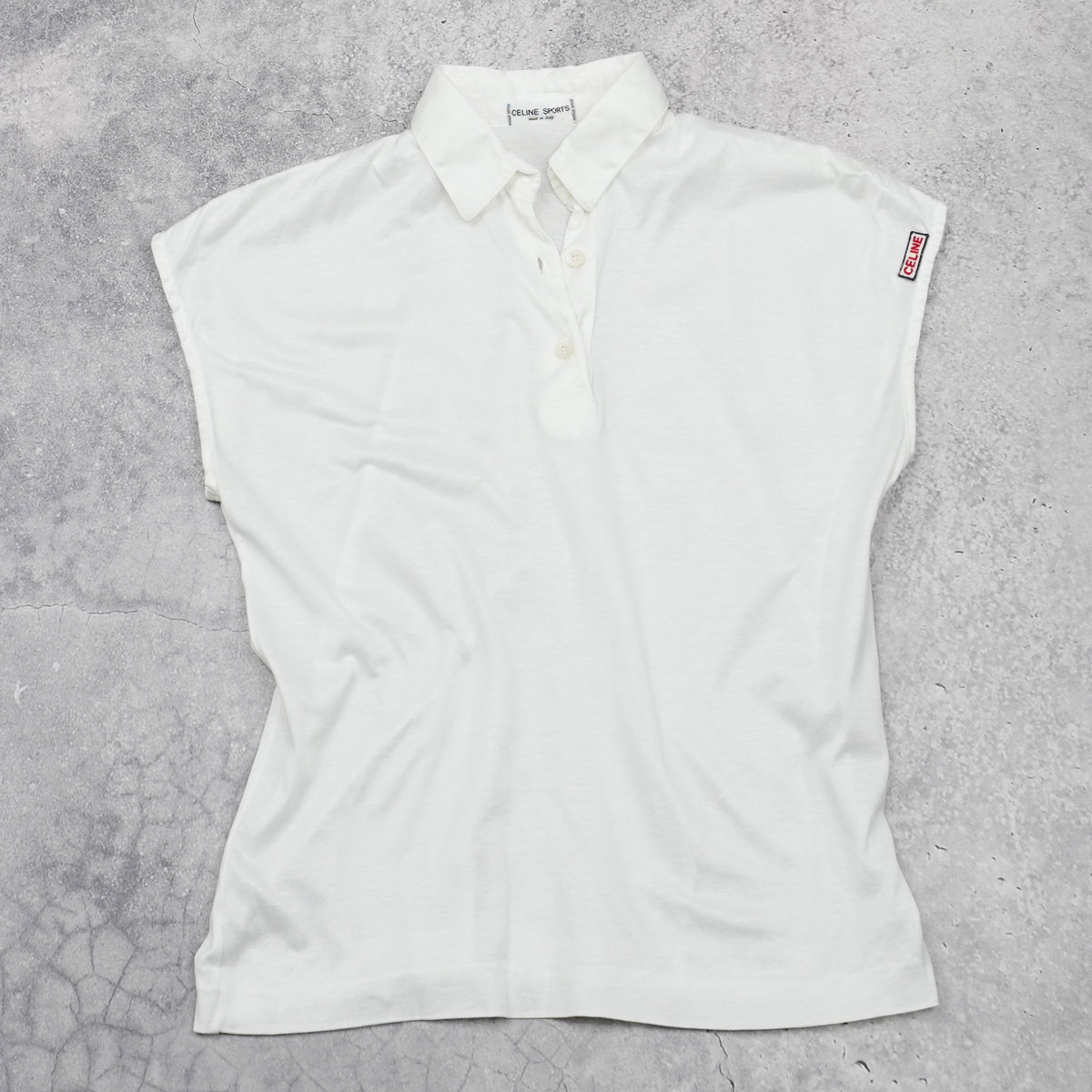 90s Celine Sleeveless Polo