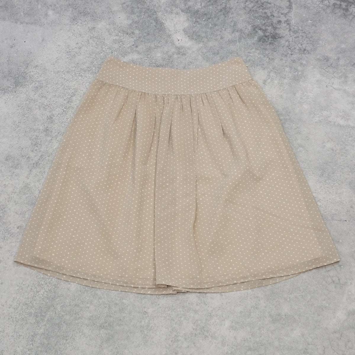 Burberry Polka Dot Pleated Skirt