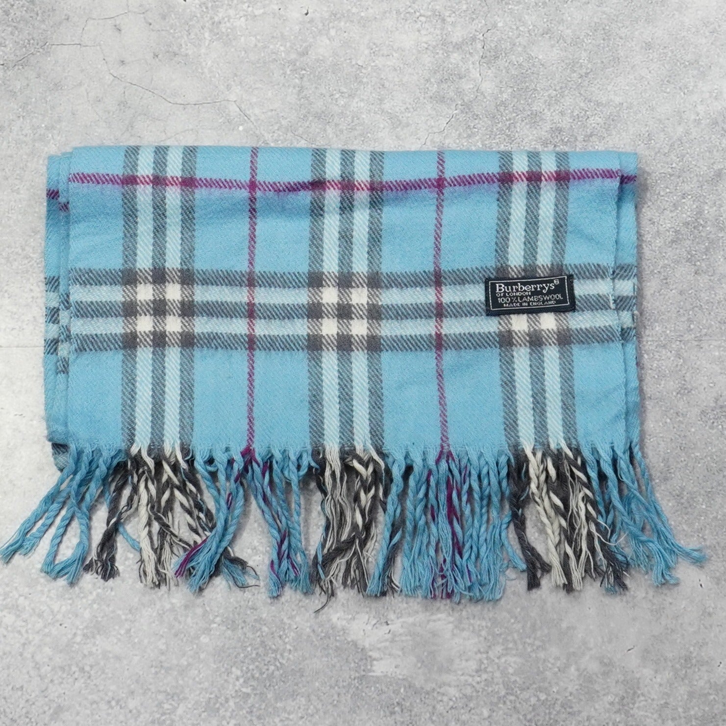 90s Burberry's Wool Scarf