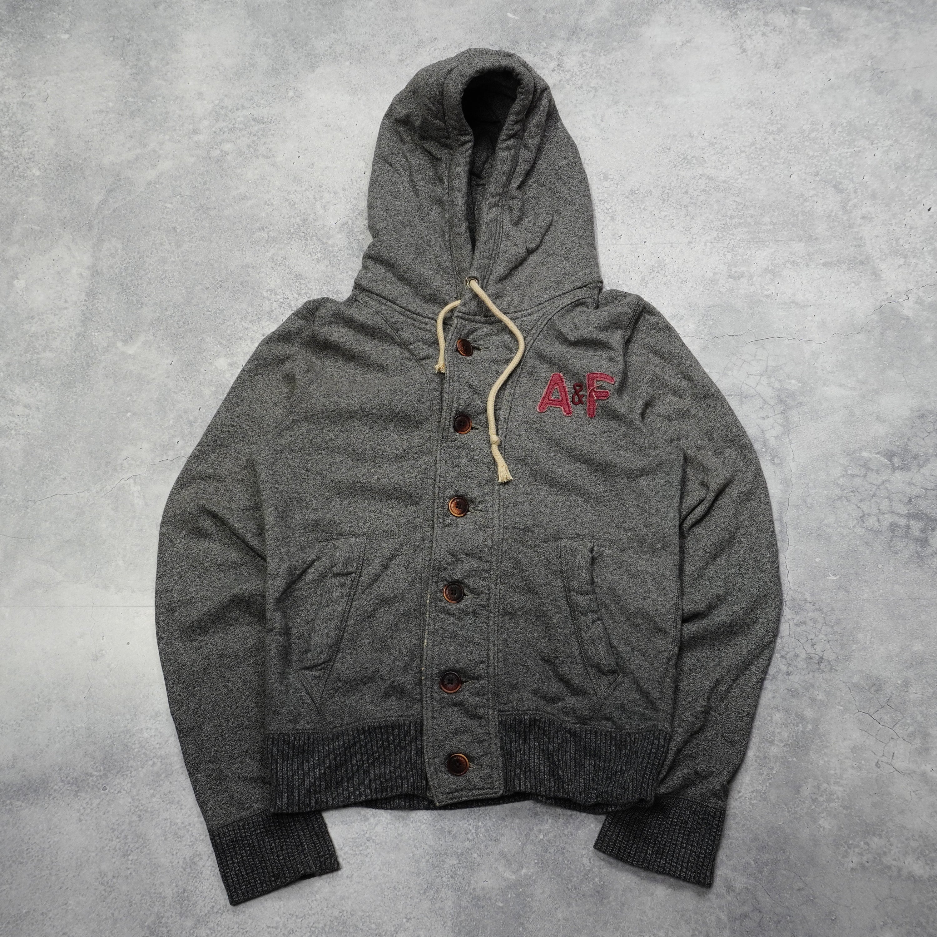 2000s Abercrombie & Fitch Button Up Hoodie