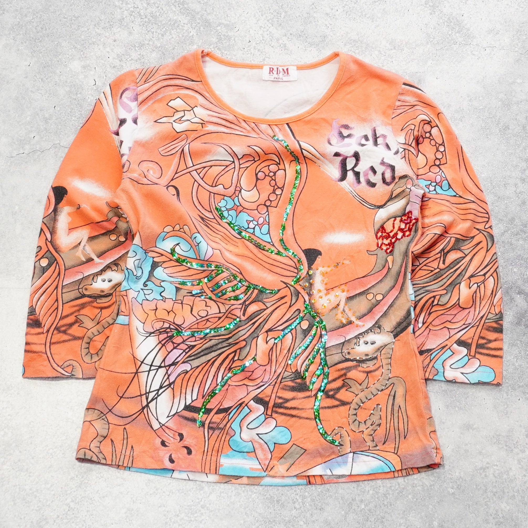 2000s R.D.M Graphic Top