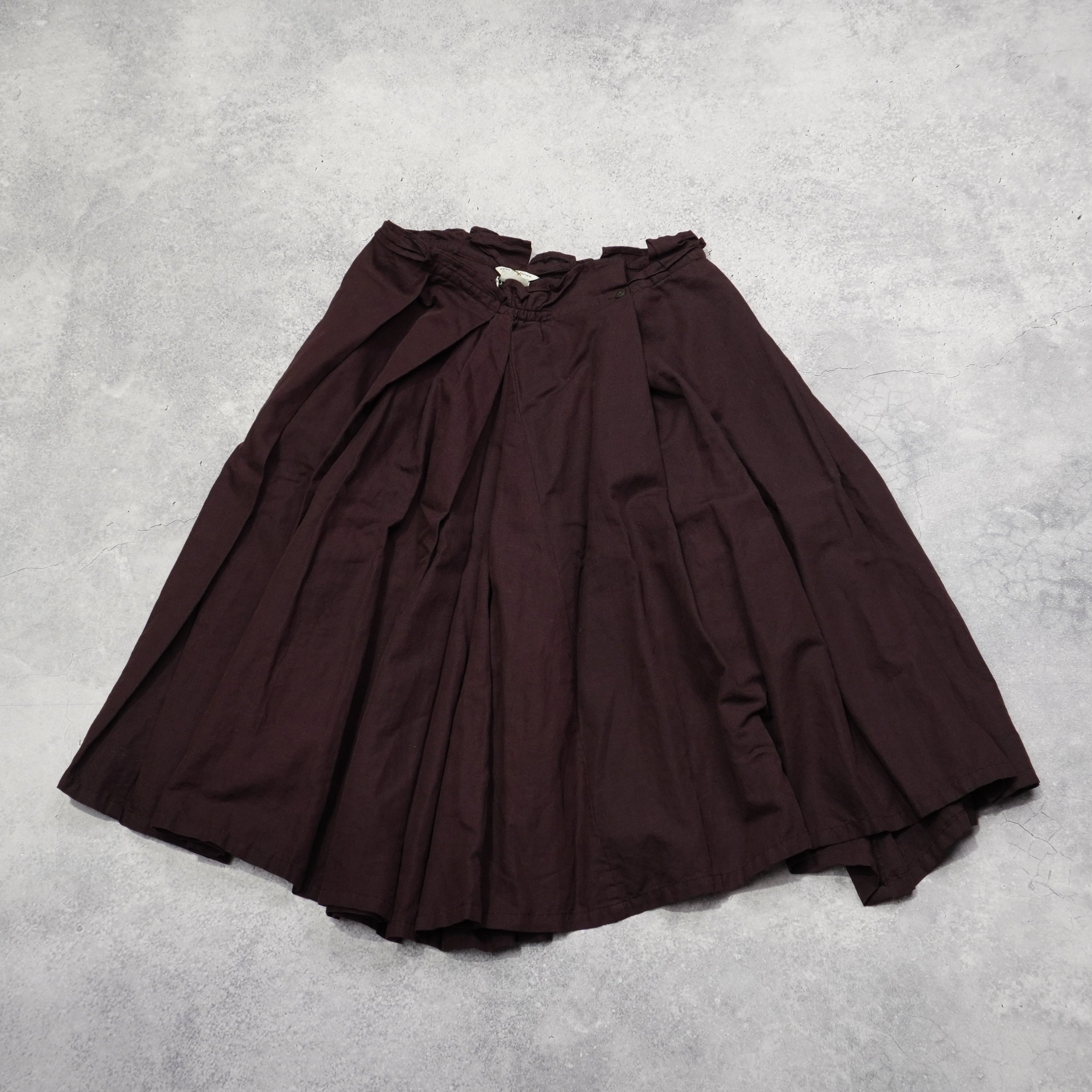 Dries Van Noten Assymetrical Midi Skirt