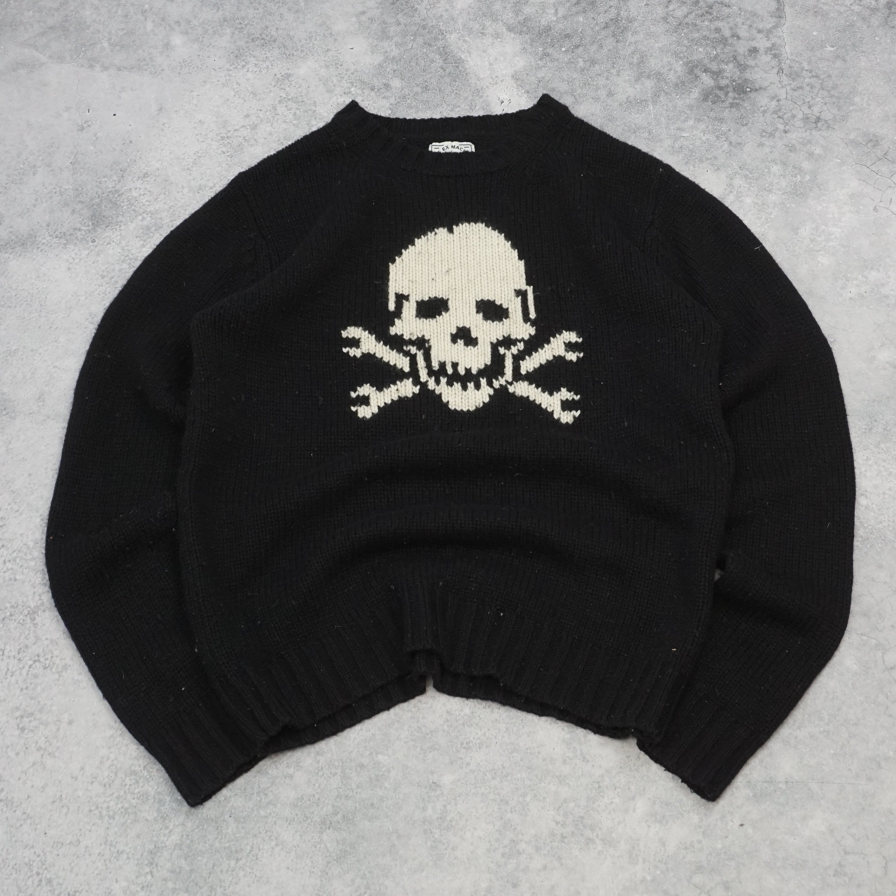 Deus Ex Machina Skull Graphic Sweater