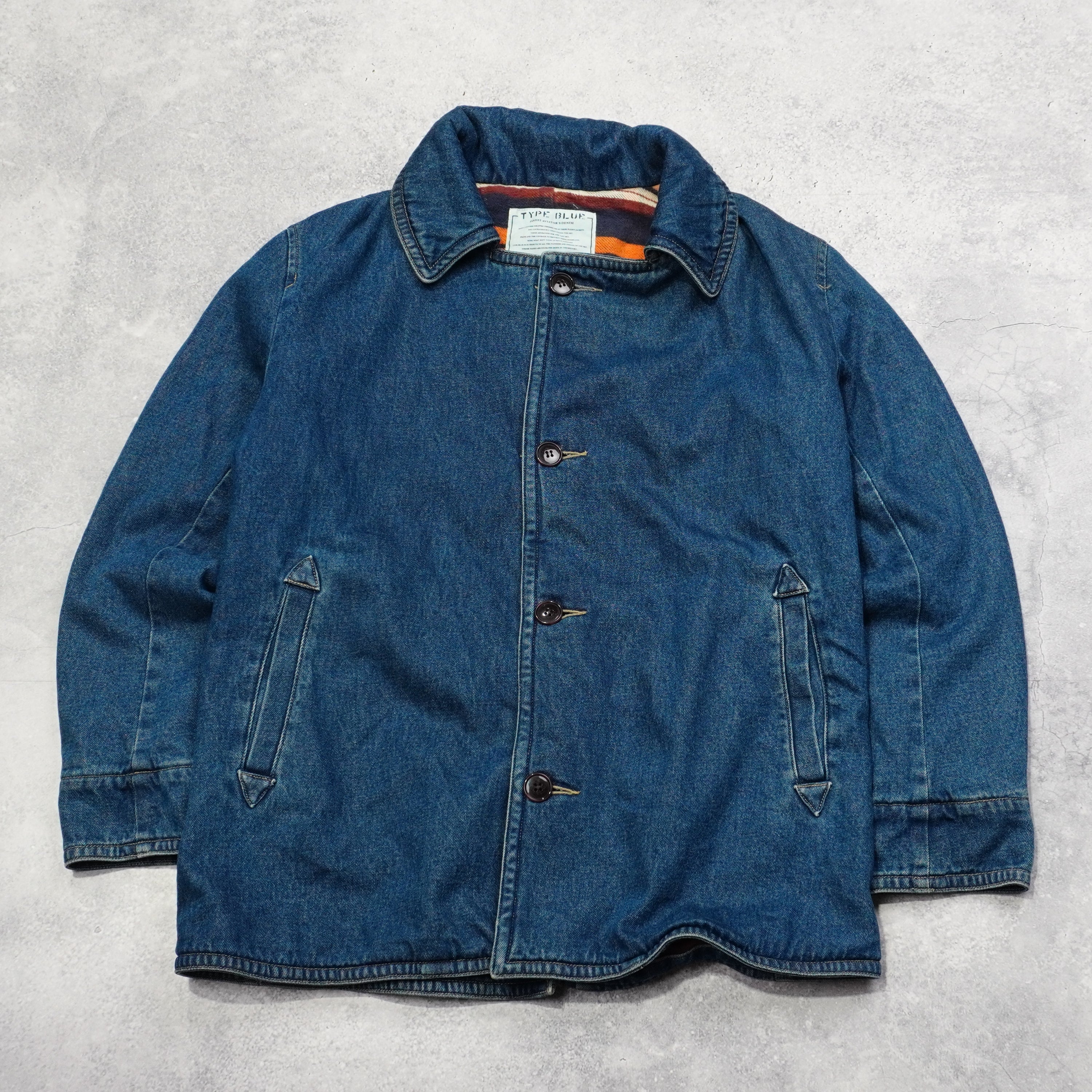 2000s Avirex Blanket Lined Denim Coat