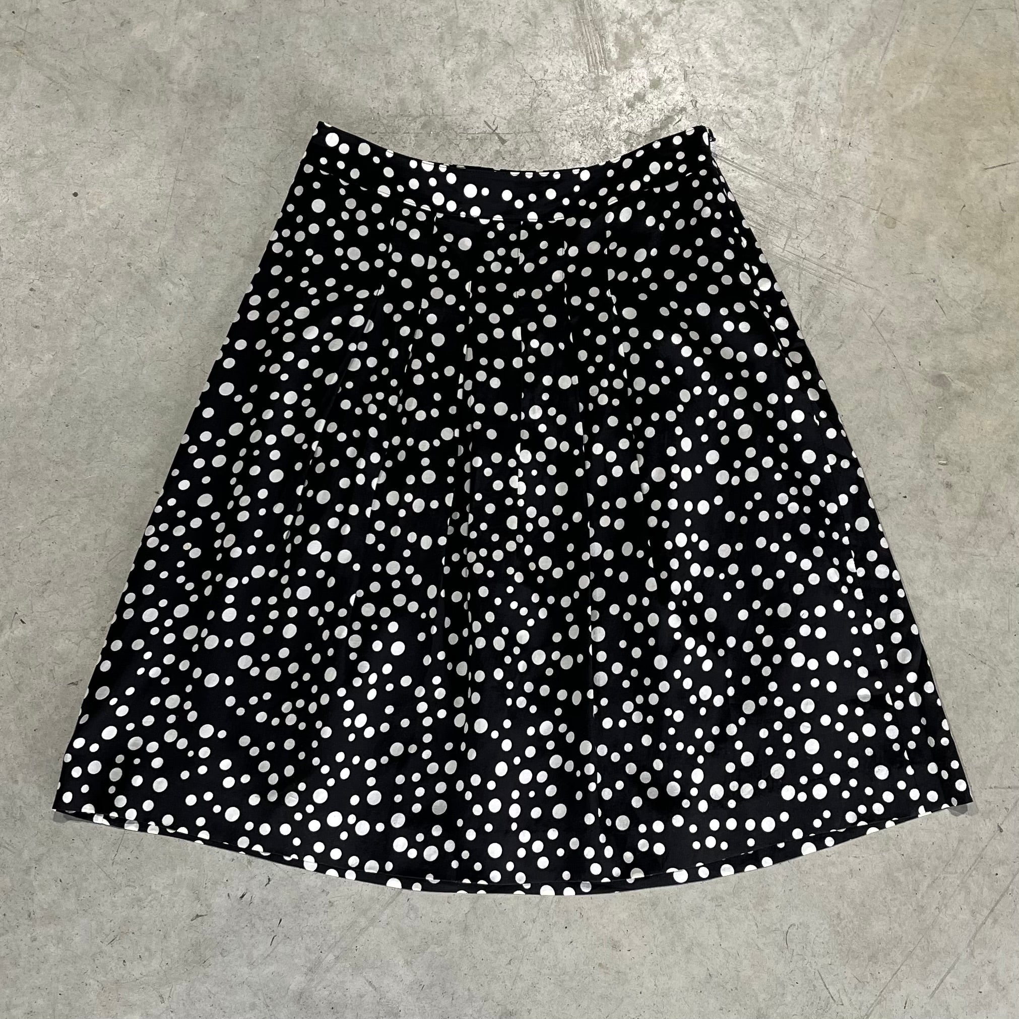 Burberry Polka Dot Midi Skirt