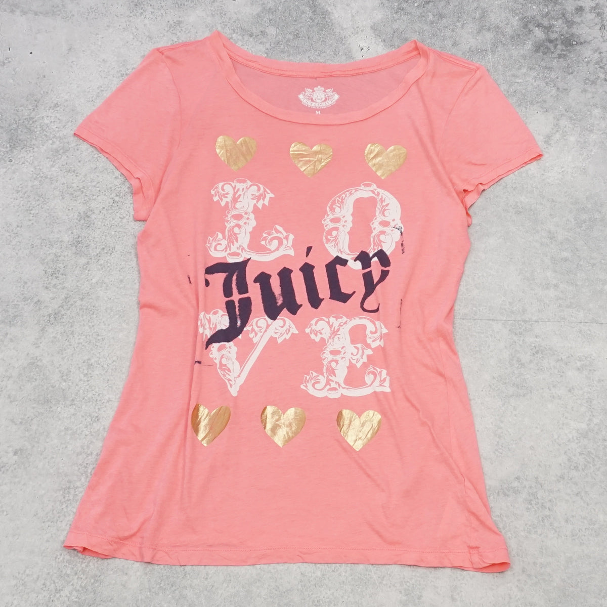 2000s Juicy Couture Love Graphic T-Shirt