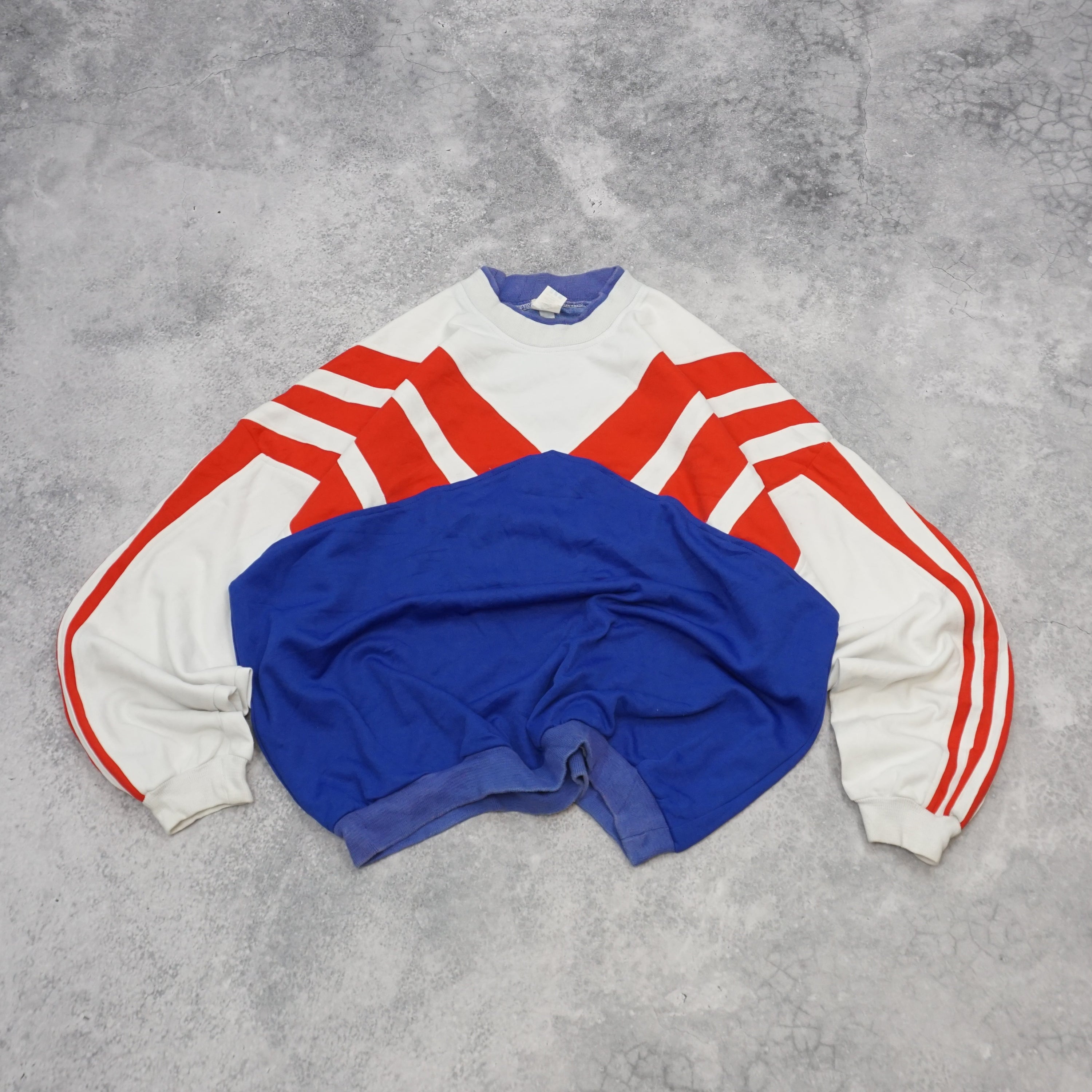 90s Adidas Graphic Color Blocked Sweater
