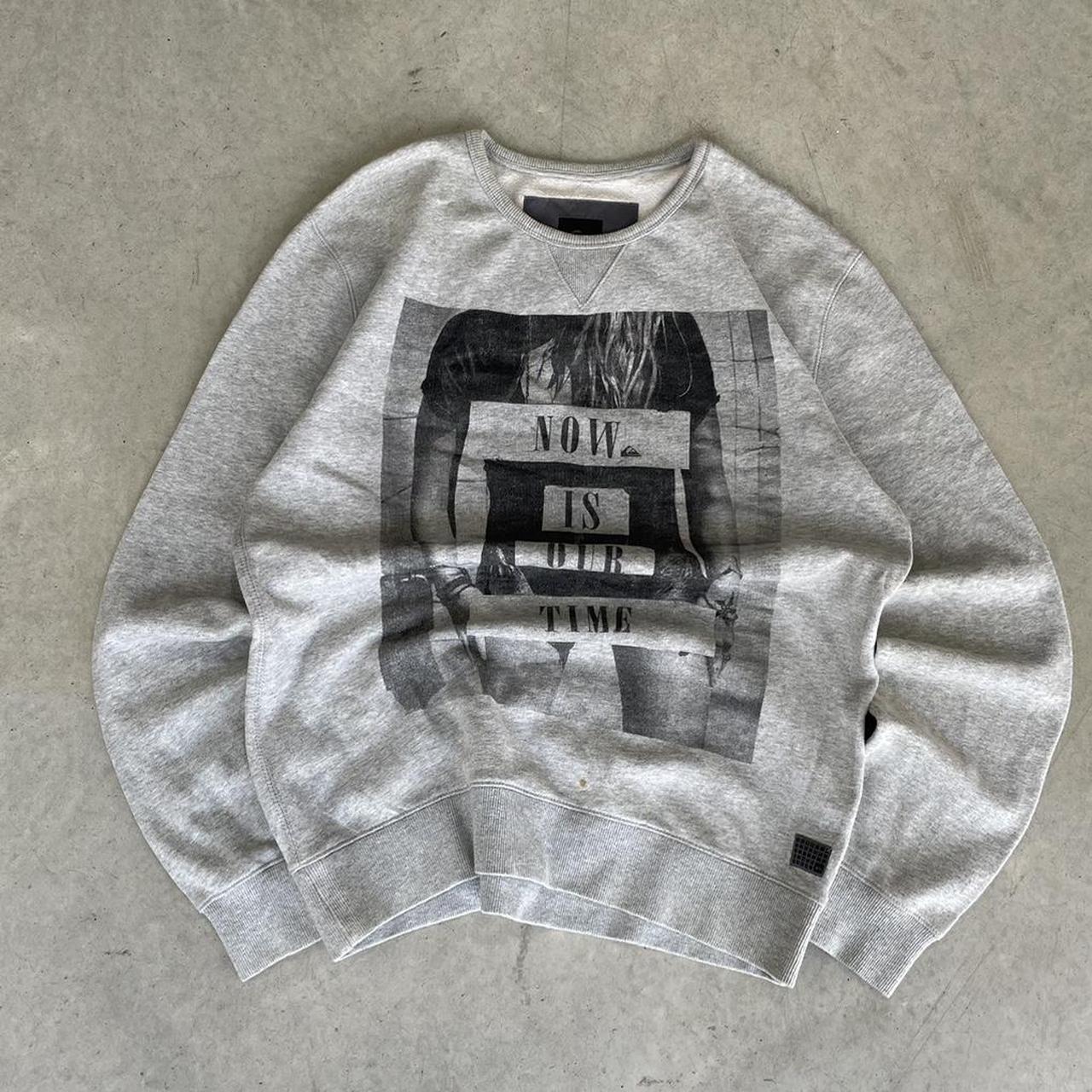 2000s Quicksilver Graphic Crewneck