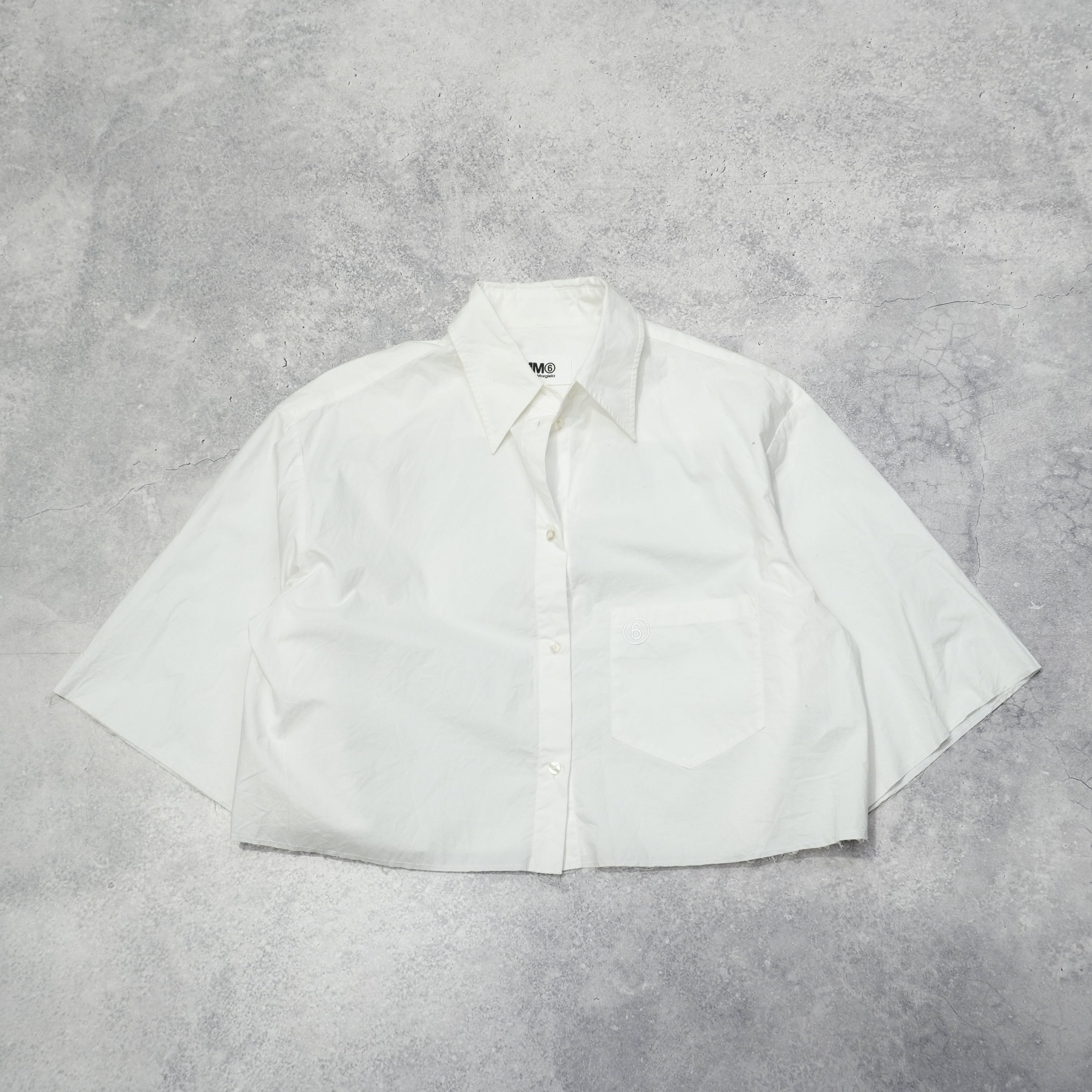 MM6 Cropped Button Up
