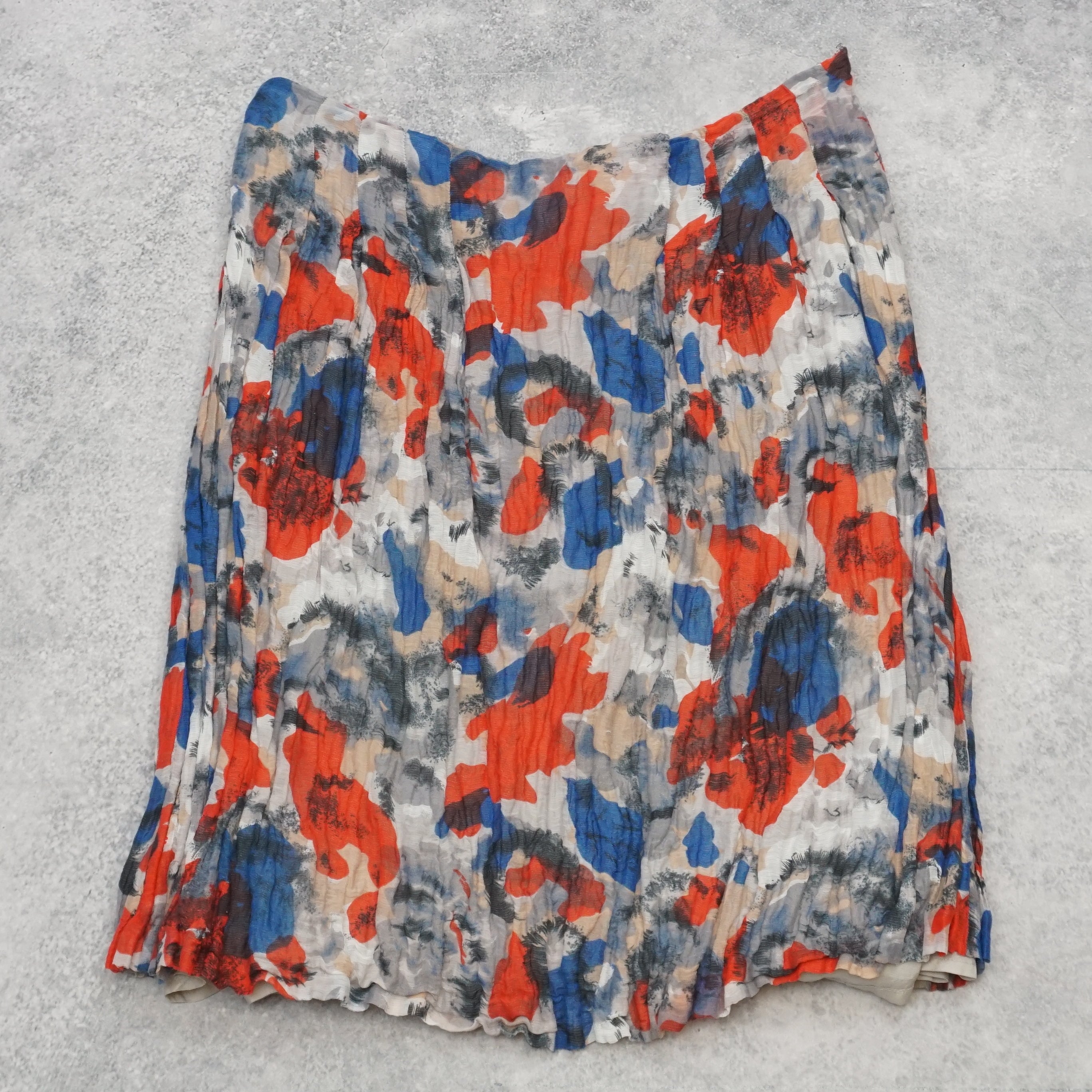 David Lawrence Floral Print Mini Skirt