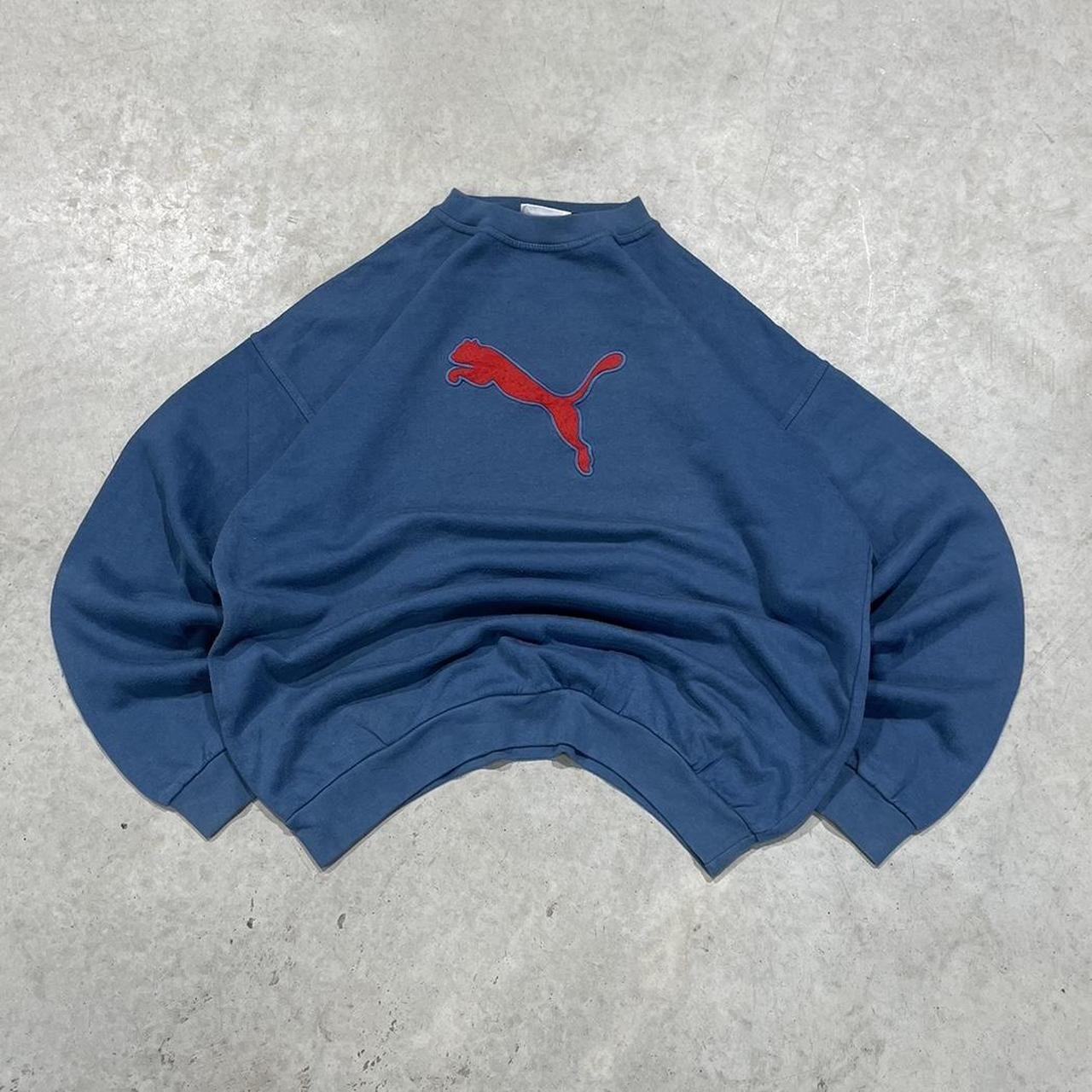 2000s Puma Oversized Crewneck Sweater