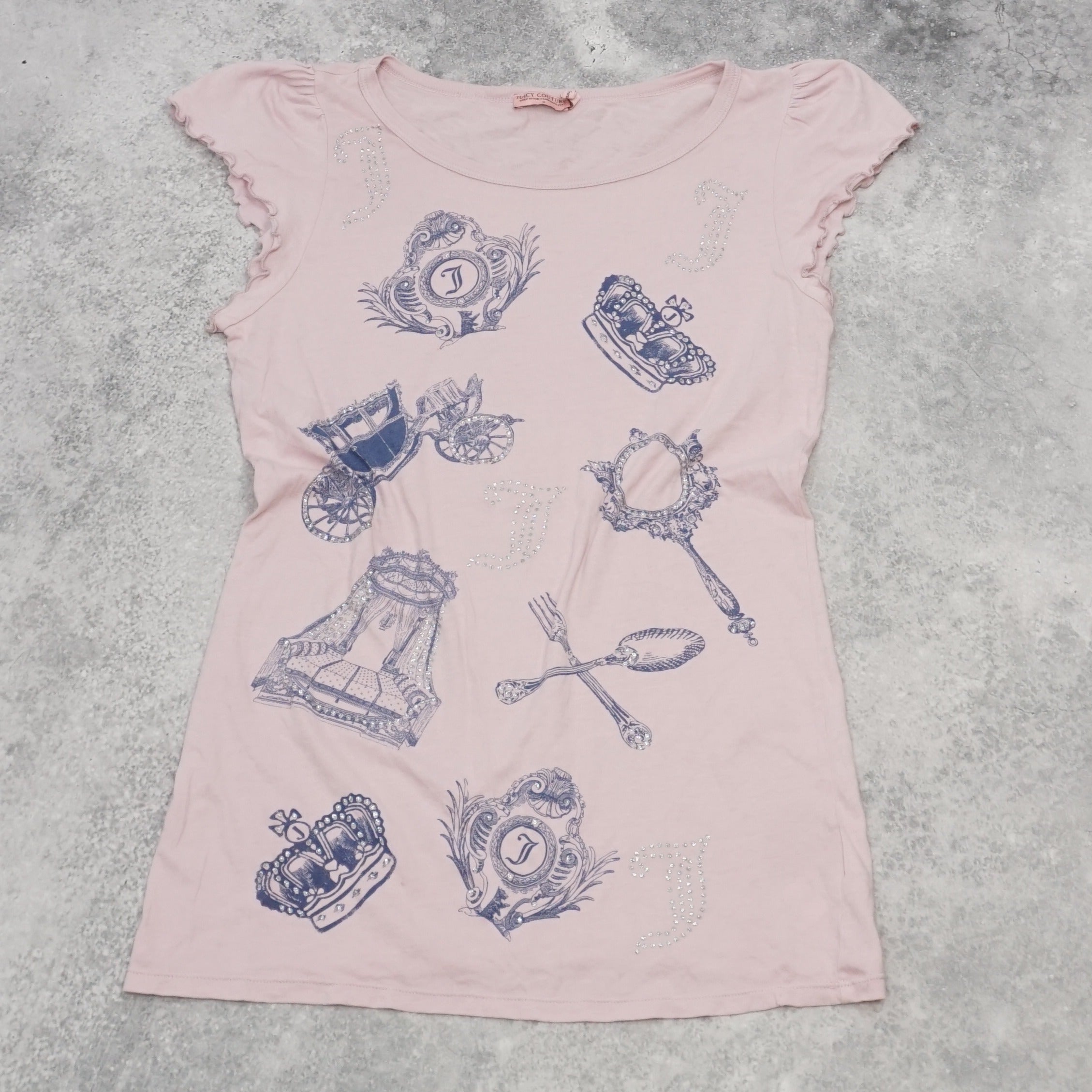 2000s Juicy Couture Graphic Top