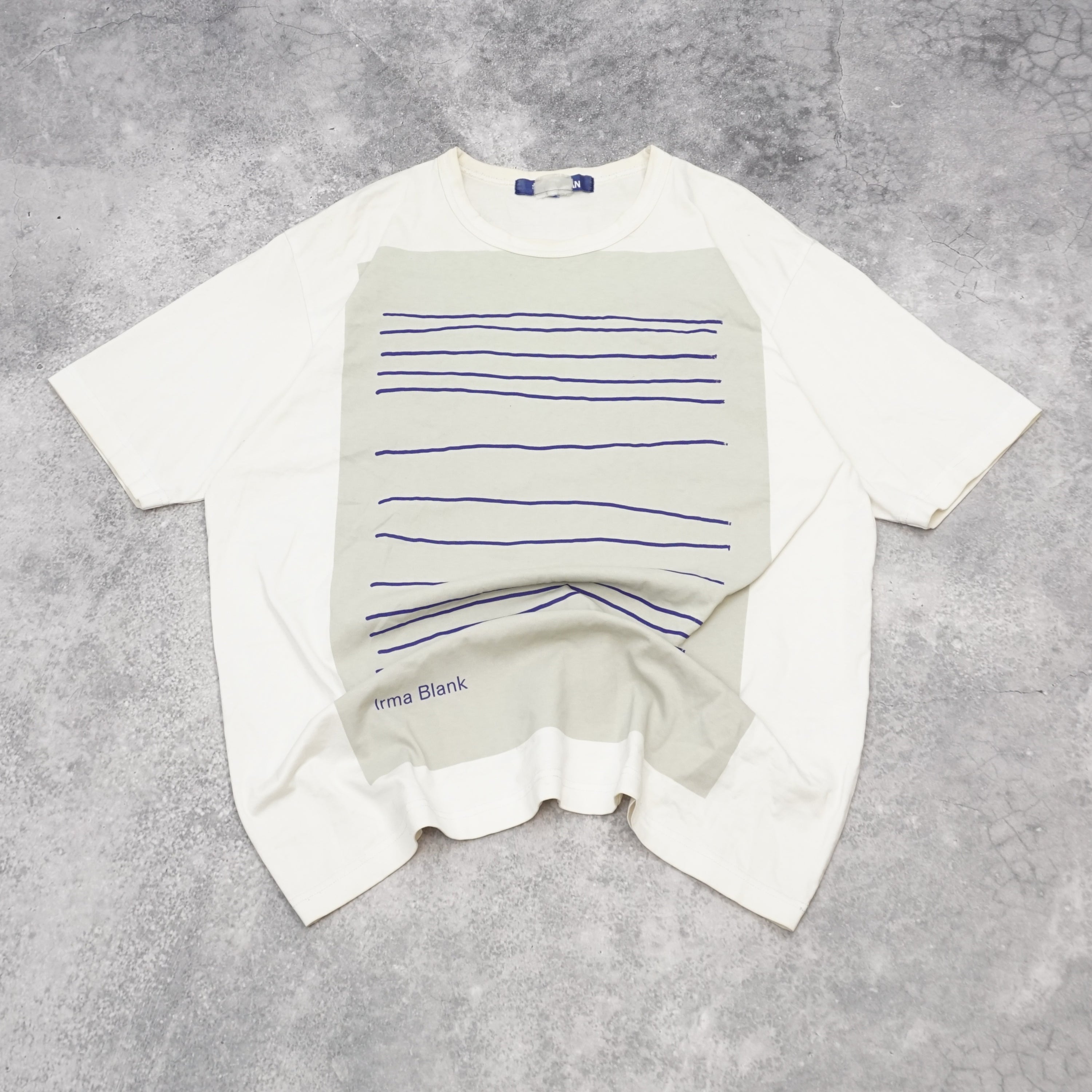Junya Wantanabe Comme Des Garcons MAN Irma Blank T-Shirt