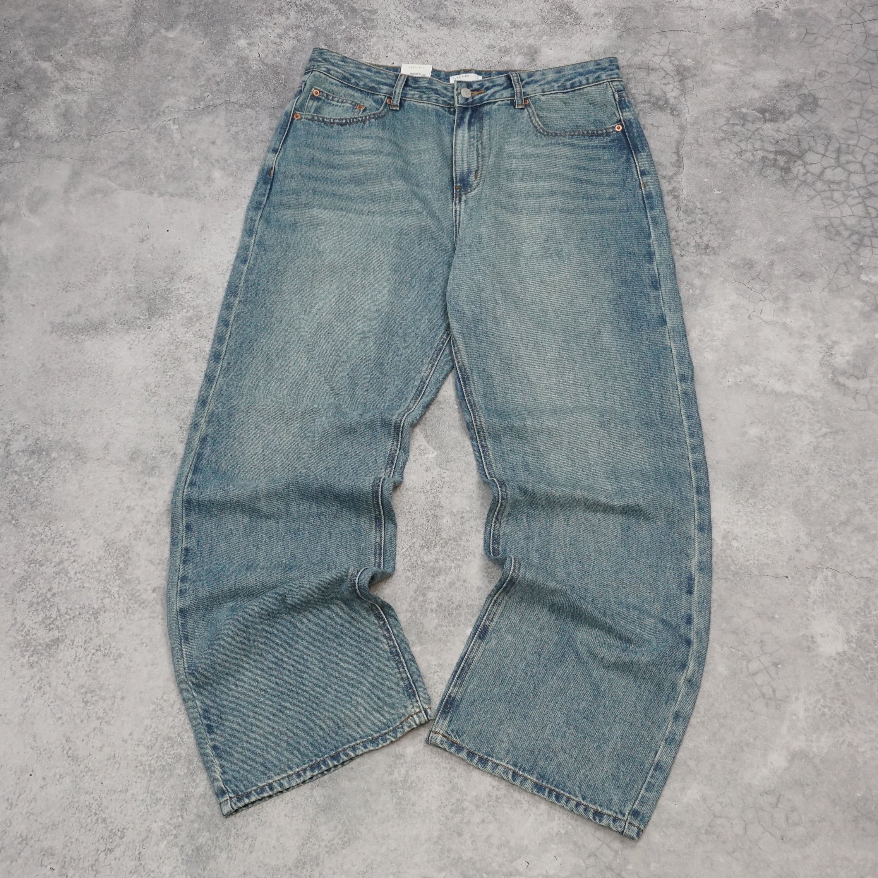 Subtitled Alexa Mid Rise Relaxed Jeans