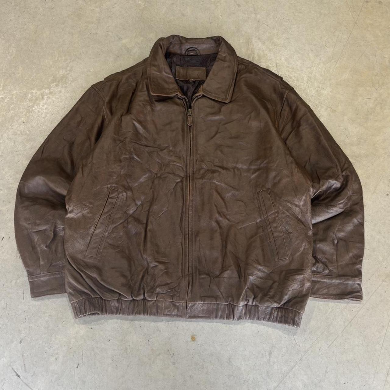 90s St John’s Bay Leather Jacket