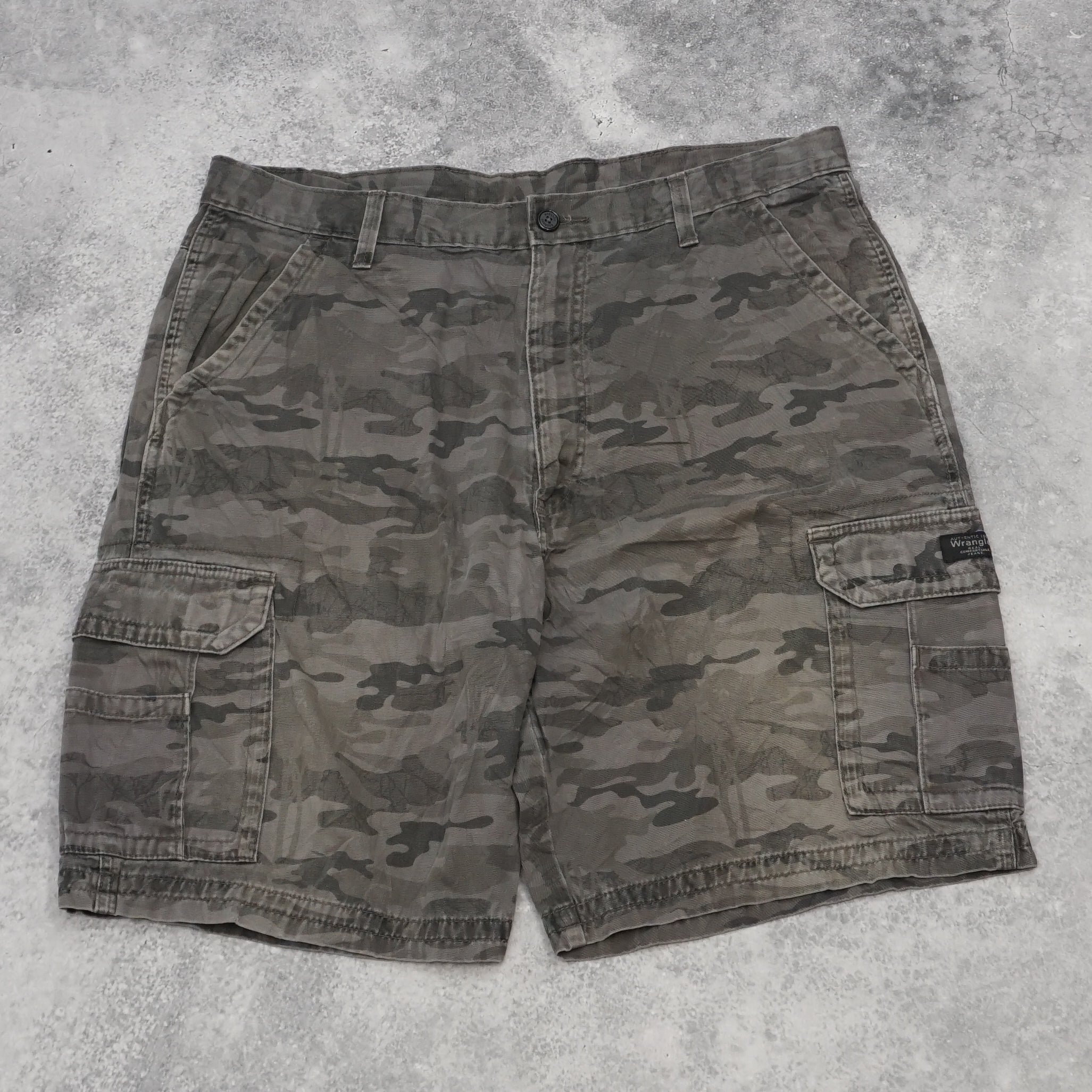 Wrangler Camo Pattern Cargo Shorts