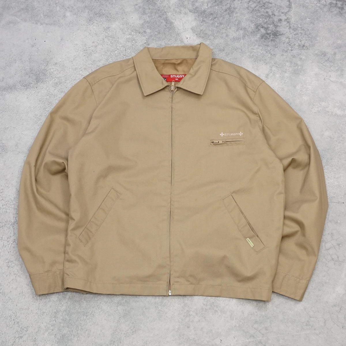 2000s Stussy Work Zip Harrington Jacket